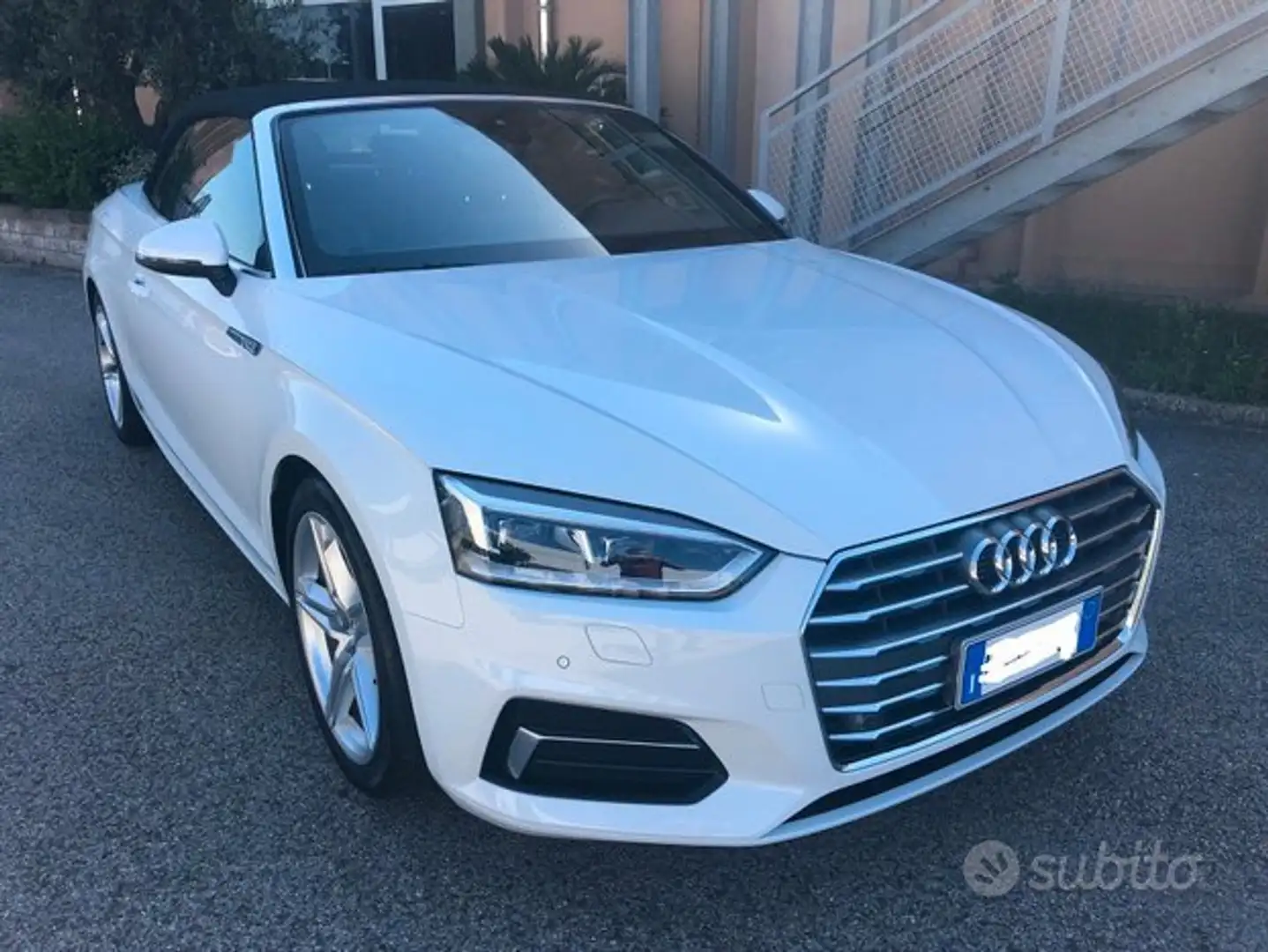 Audi A5 A5 II  Cabrio 40 2.0 tdi Business 190cv s-tronic Bianco - 1