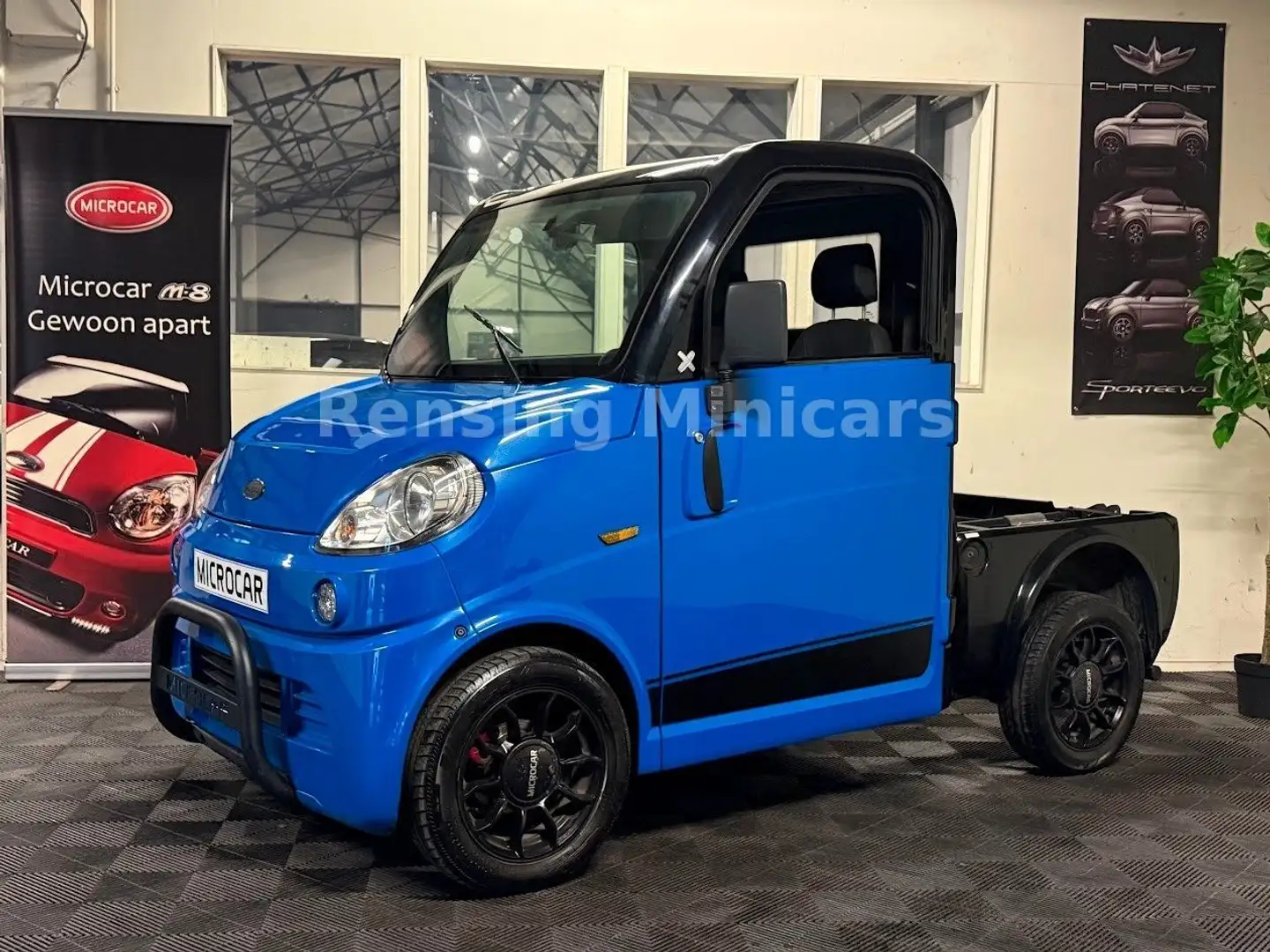 Microcar M.Cross Truck 8 PS Mopedauto LKW 45 KM/H Синий - 1