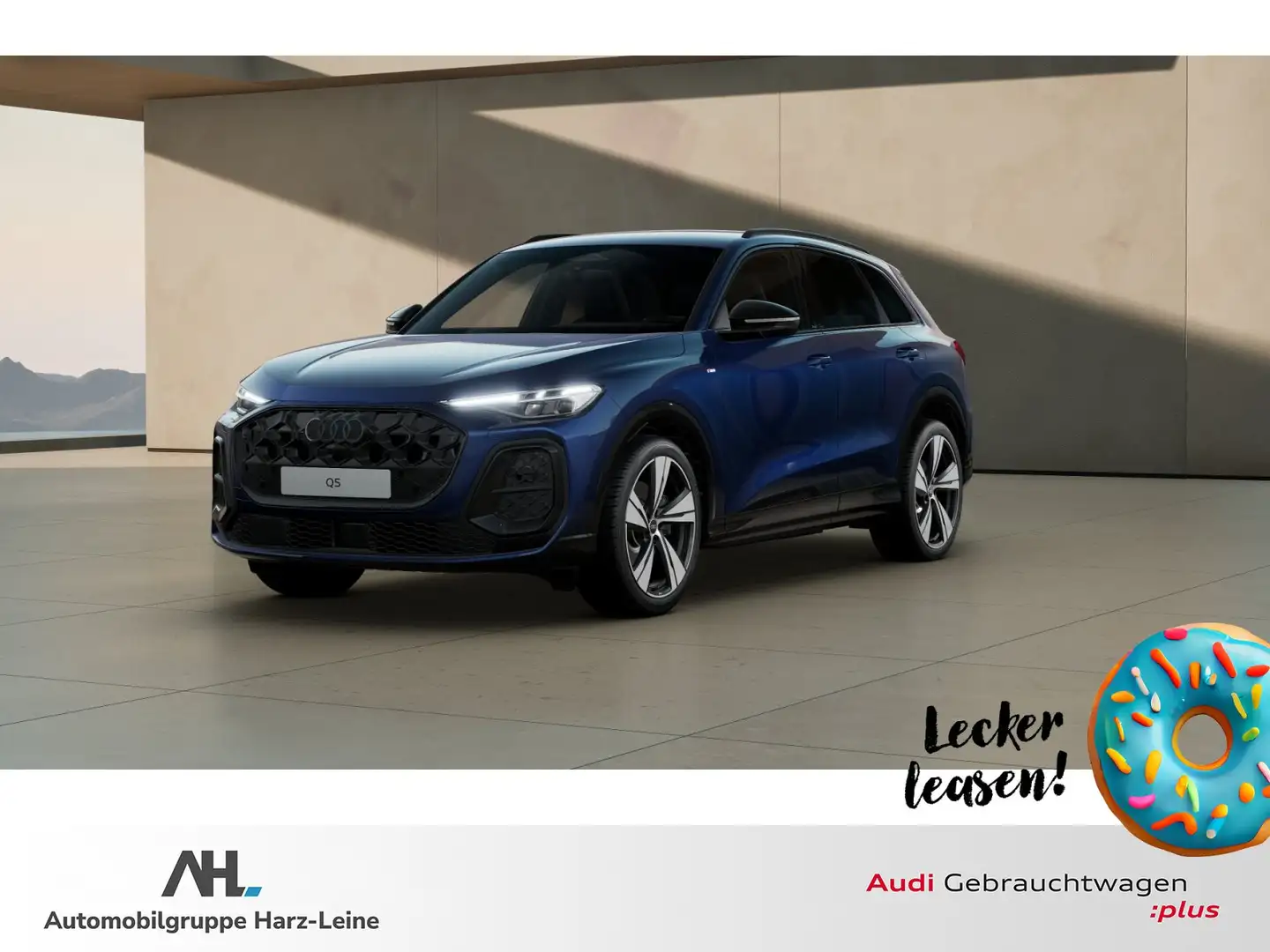 Audi Q5 SUV TDI neues Modell, Luftfahrwerk, edition one, L Blau - 1