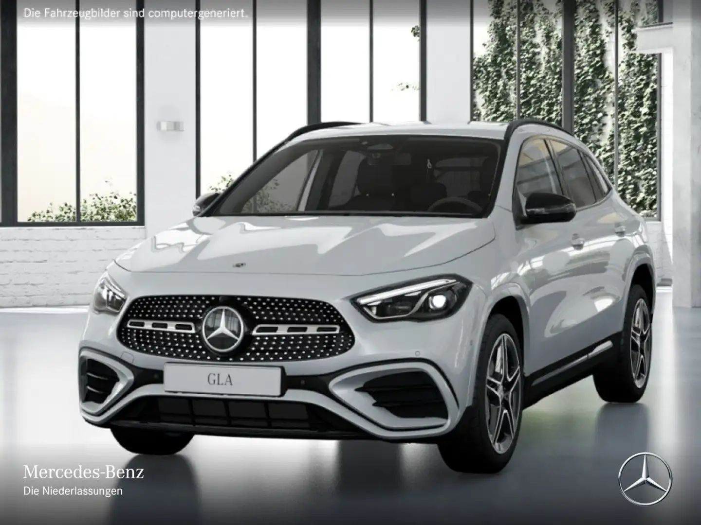 Mercedes-Benz GLA 180 AMG+NIGHT+MULTIBEAM+KAMERA+19"+TOTW+7G Weiß - 2