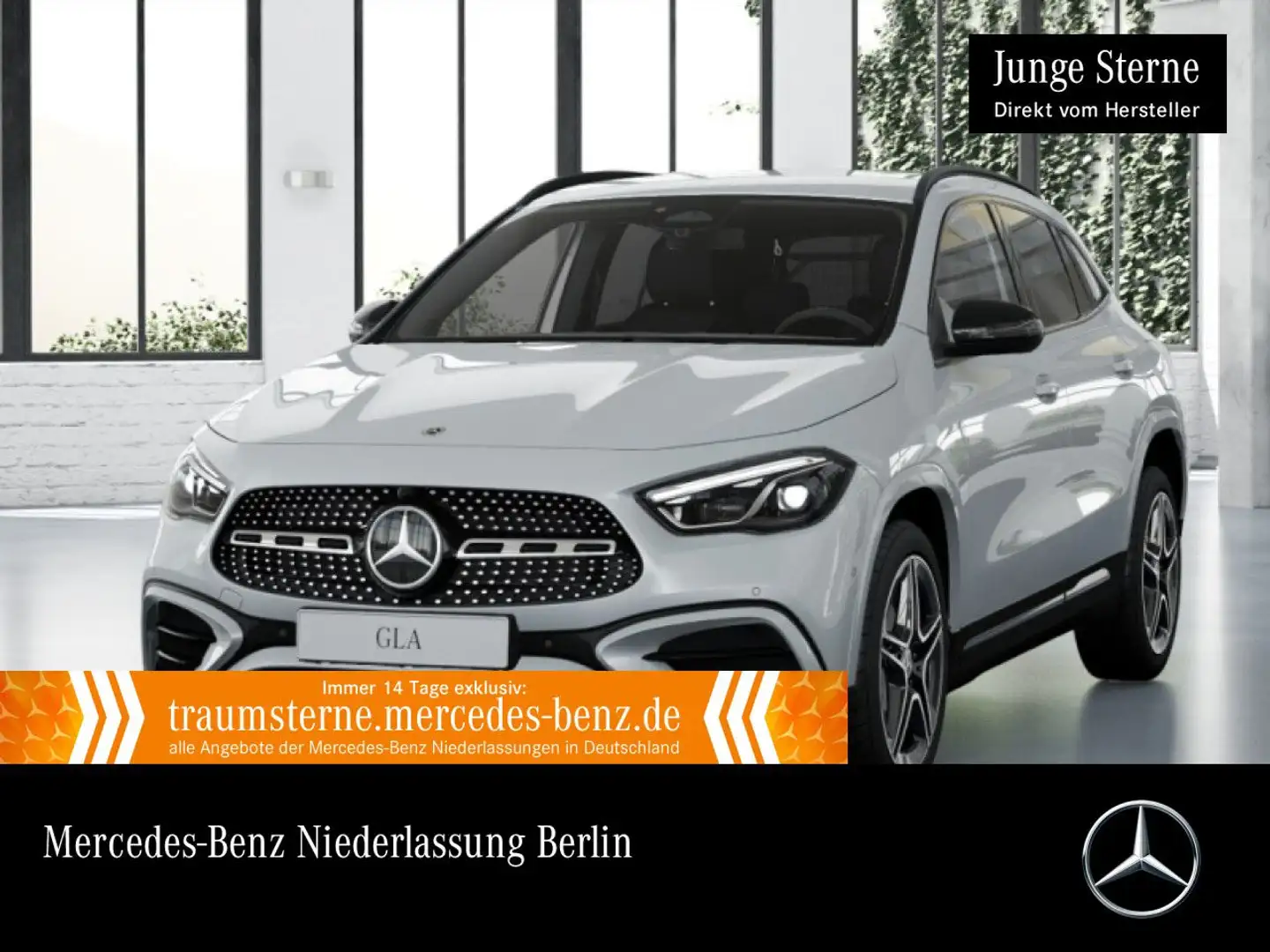 Mercedes-Benz GLA 180 AMG+NIGHT+MULTIBEAM+KAMERA+19"+TOTW+7G Weiß - 1