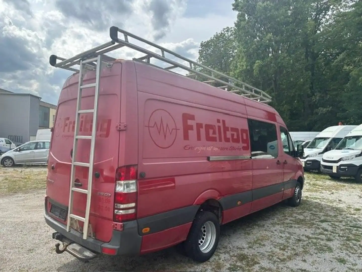 Mercedes-Benz Sprinter 516 CDI MAXI; HOCH+LANG; NAVI; RÜCKCAMERA Rot - 2