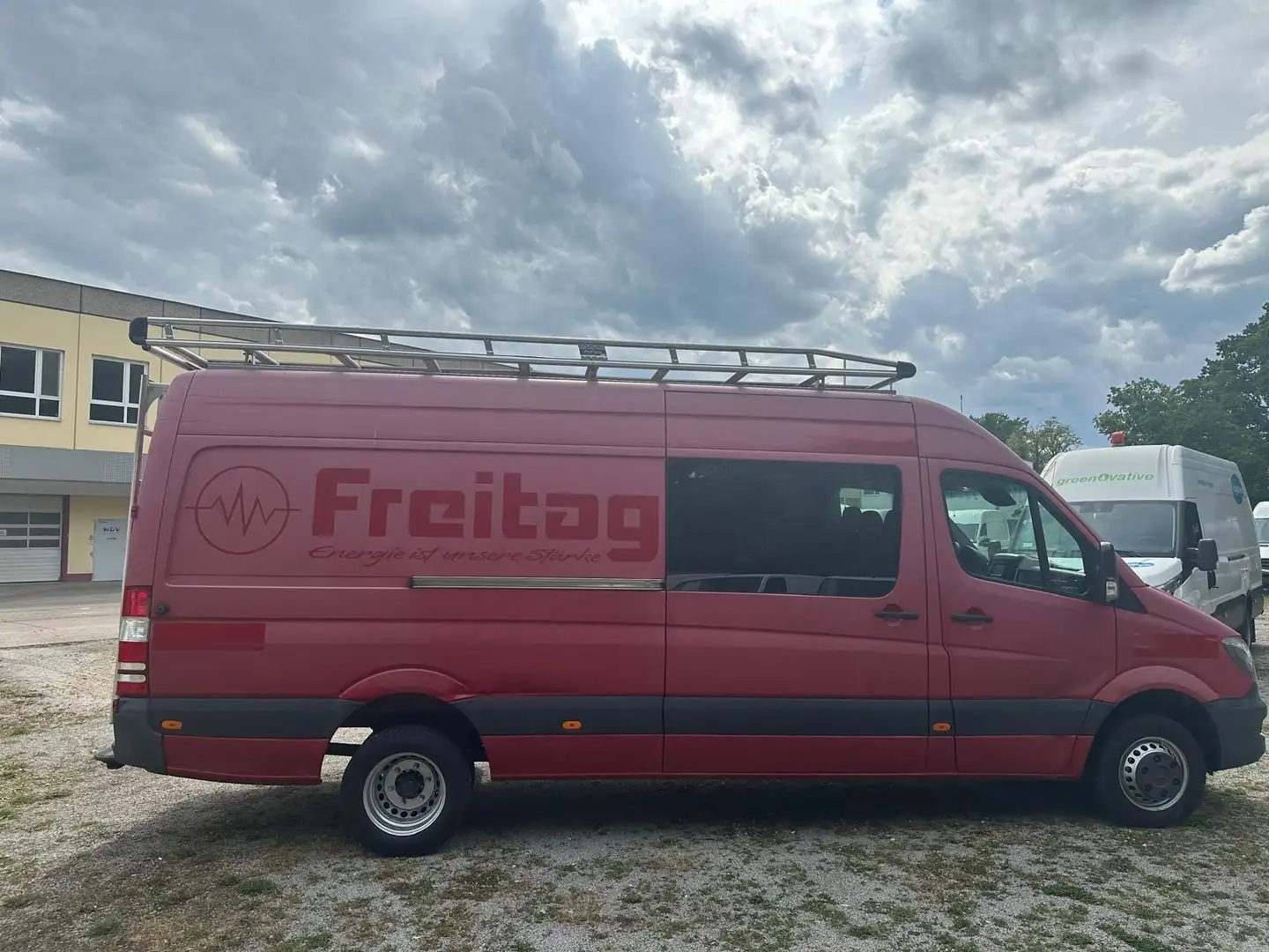 Mercedes-Benz Sprinter 516 CDI MAXI; HOCH+LANG; NAVI; RÜCKCAMERA Rot - 1