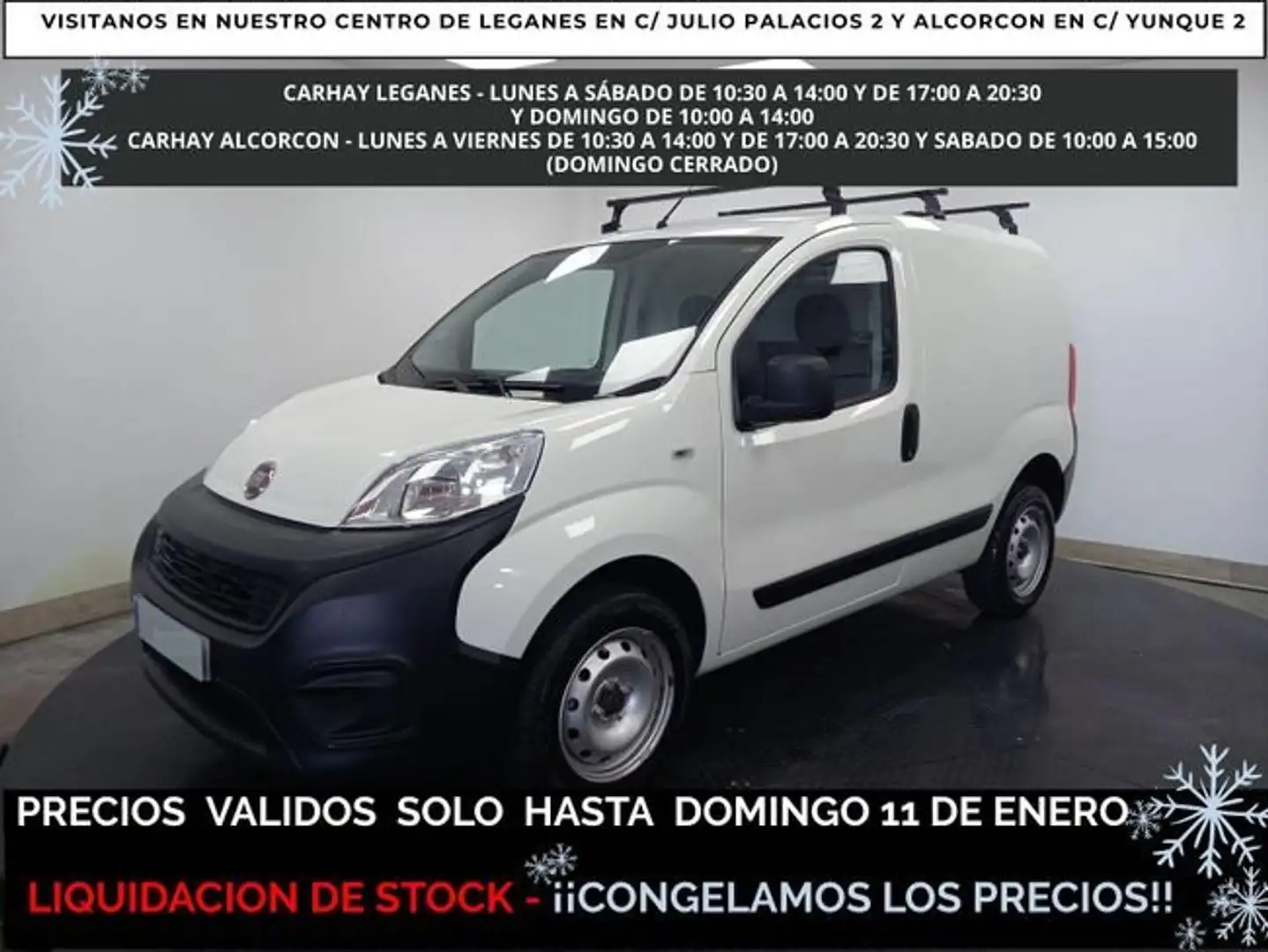 Fiat Fiorino CARGO KASTEN 1.4 NATURAL GNC Blanc - 1