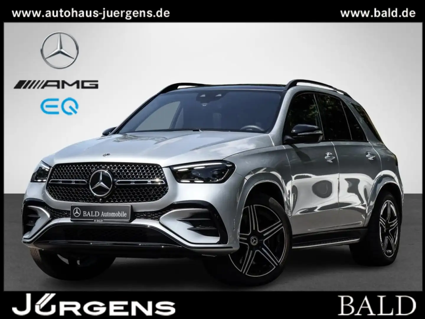 Mercedes-Benz GLE 580 4M AMG/Wide/ILS/Pano/AHK/Burm/360/Night Silber - 1