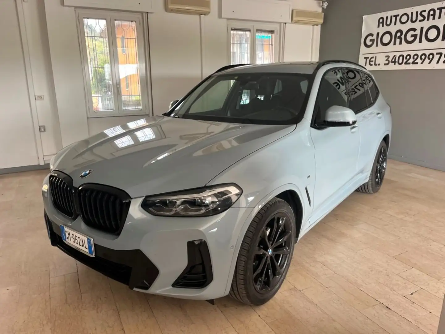 BMW X3 xdrive20d mhev 48V Msport auto Gris - 2
