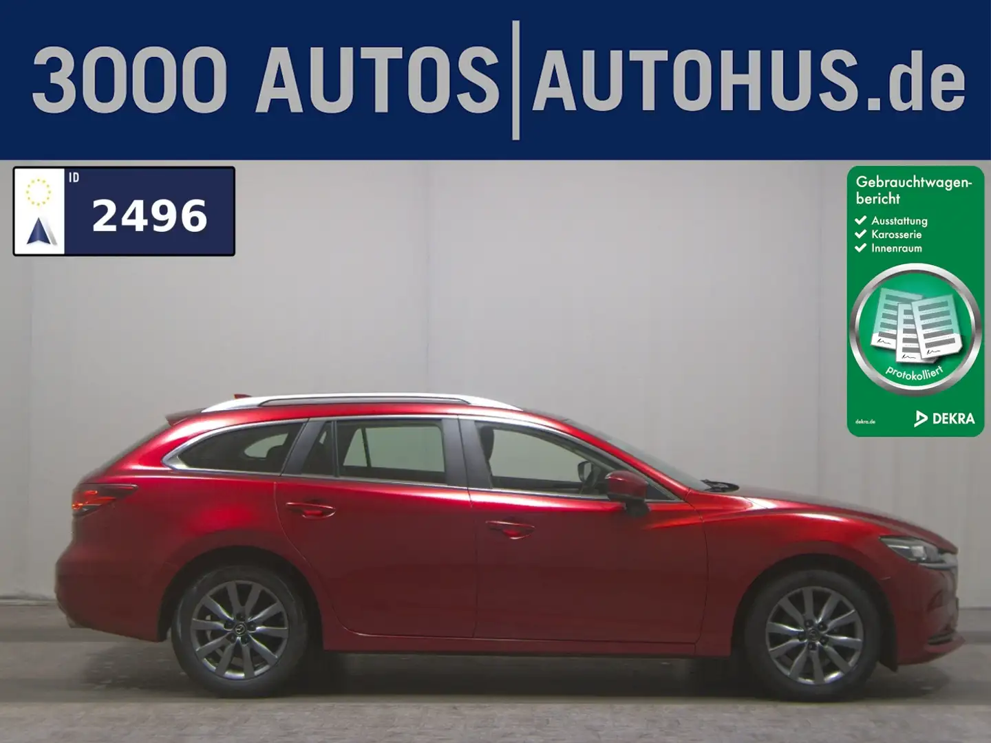 Mazda 6 2.0 SKYACTIV-G Prime-Line Navi LED AHK Tempo Rot - 1