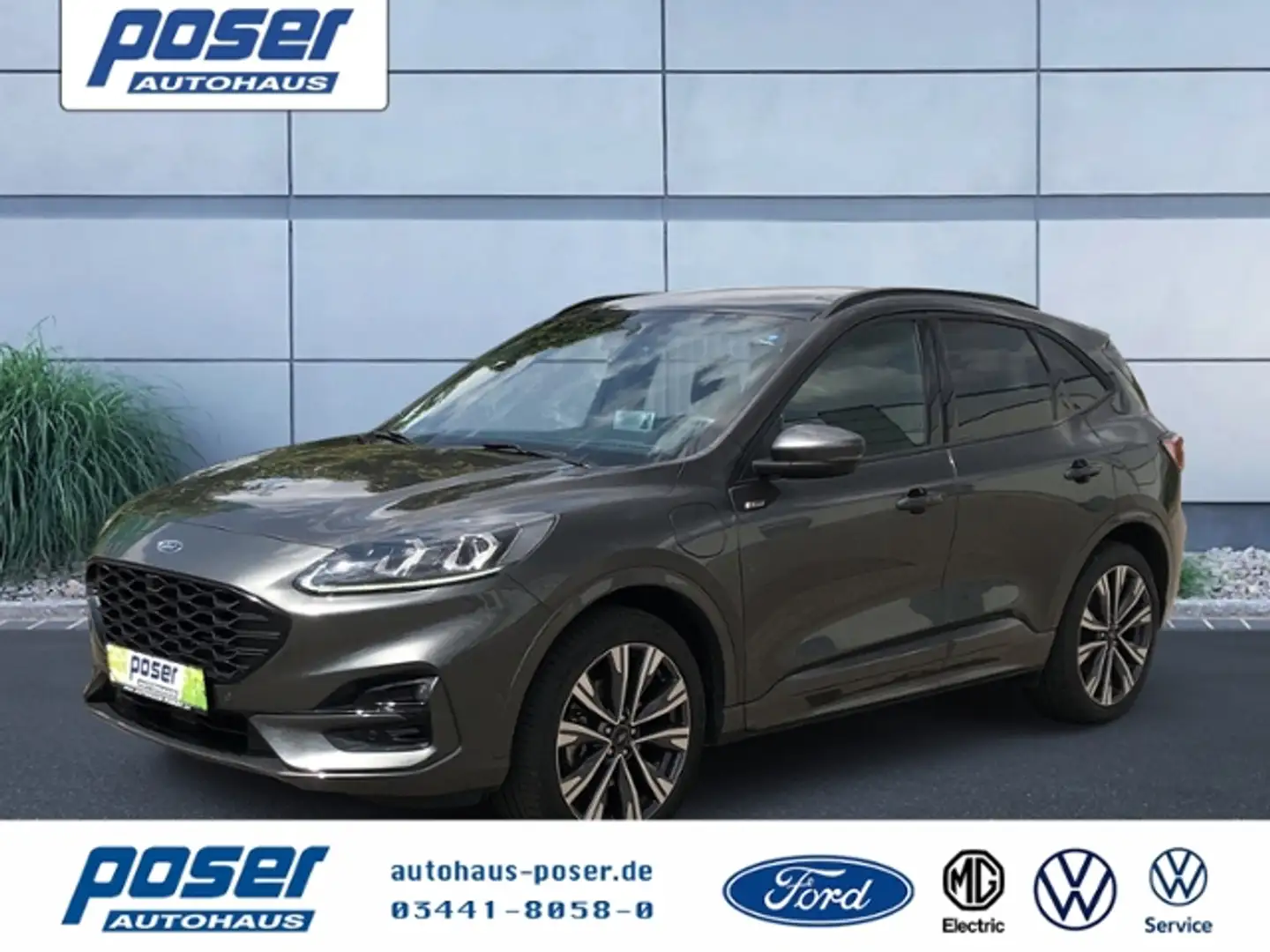 Ford Kuga Plug-In Hybrid ST-Line X KLIMA LED NAVI ALU Grijs - 1