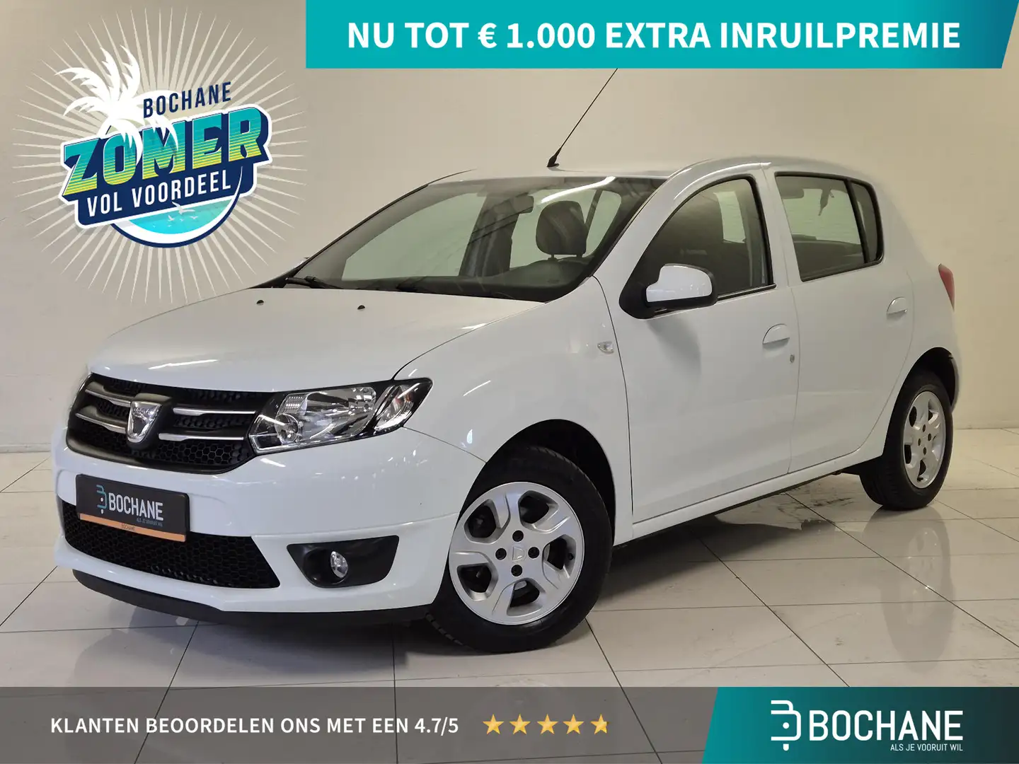 Dacia Sandero 0.9 TCe Bi-Fuel Lauréate | Trekhaak | Bluetooth | Blanco - 1