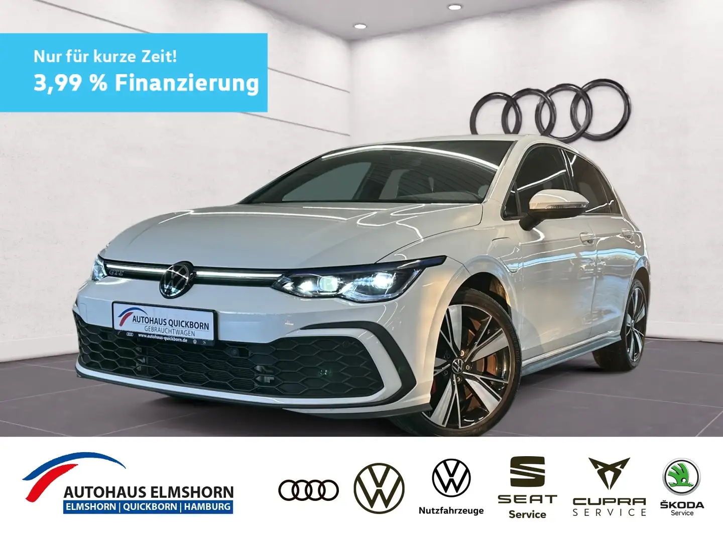 Volkswagen Golf GTE 1.4 eHybrid DSG MATRIX LEDER NAVI Blanc - 1
