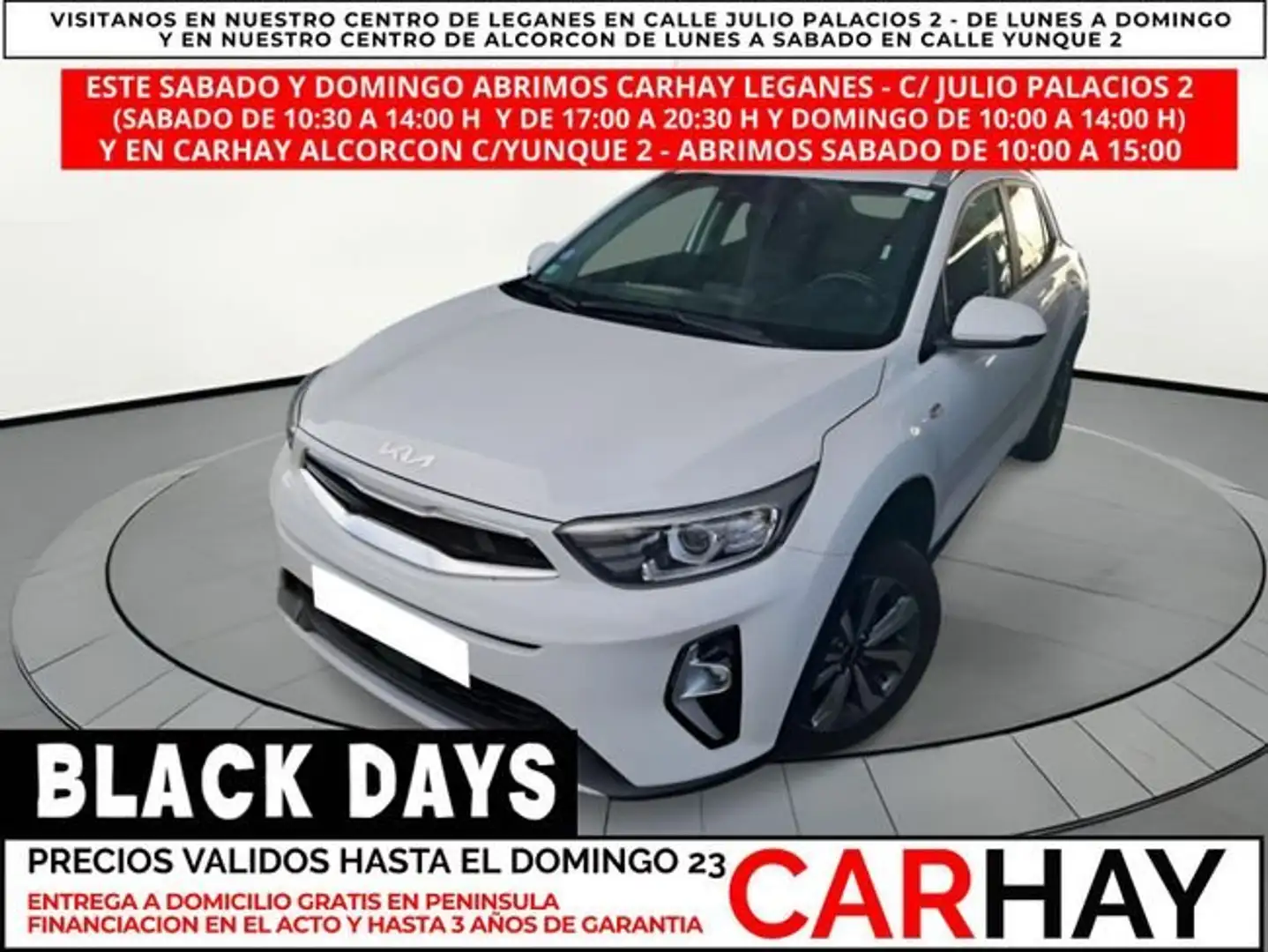 Kia Stonic 1.0 T-GDi 120ch MHEV Active Business Blanc - 1