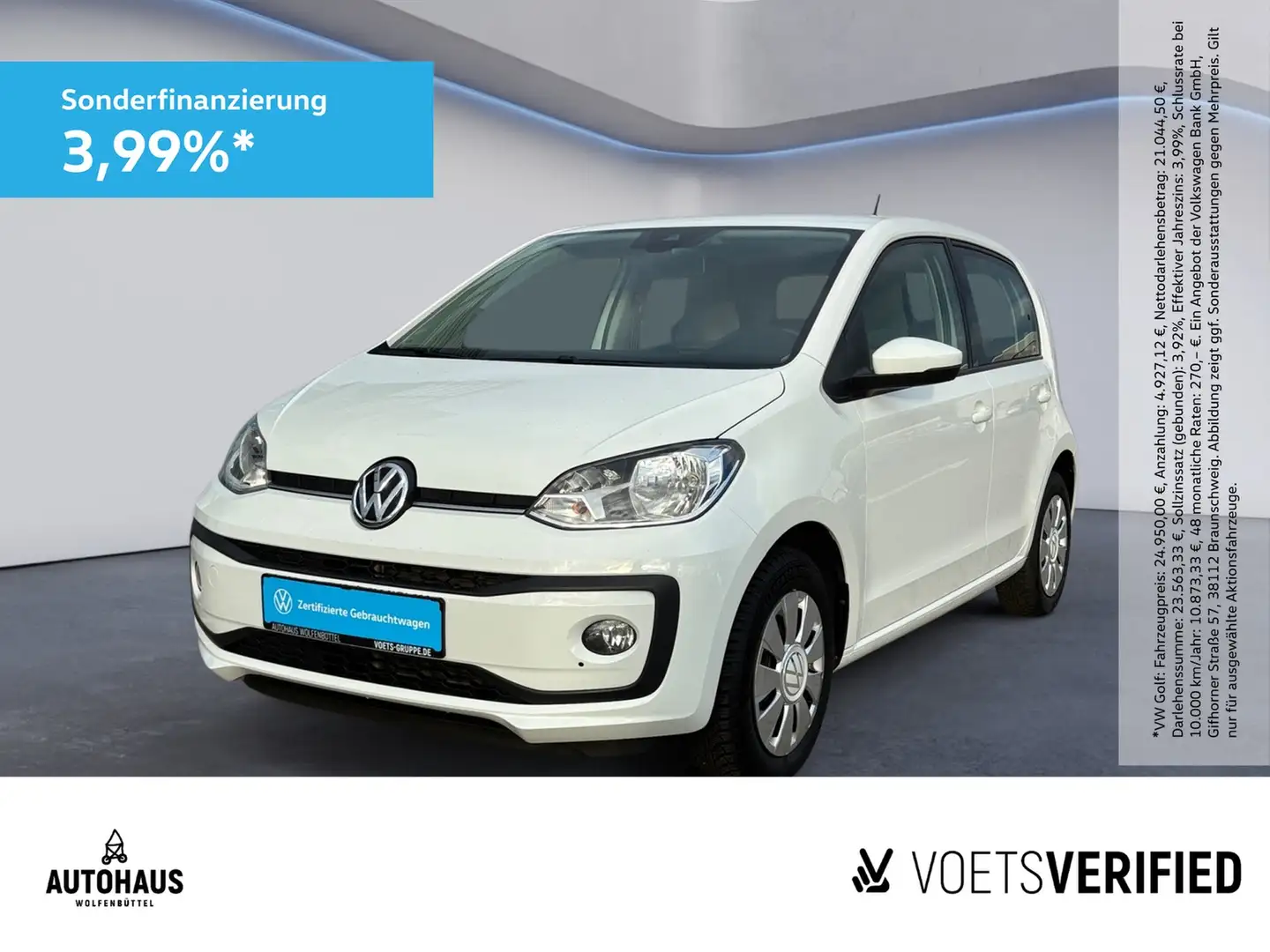 Volkswagen up! move up! 1.0 DAB KLIMA SHZ Blanc - 1