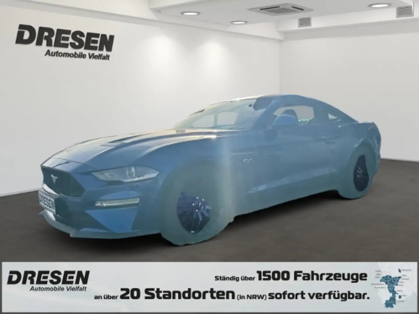 Ford Mustang Fastback GT 5.0 Rückfahrkamera+Klimasitze+Keyless Blauw - 1