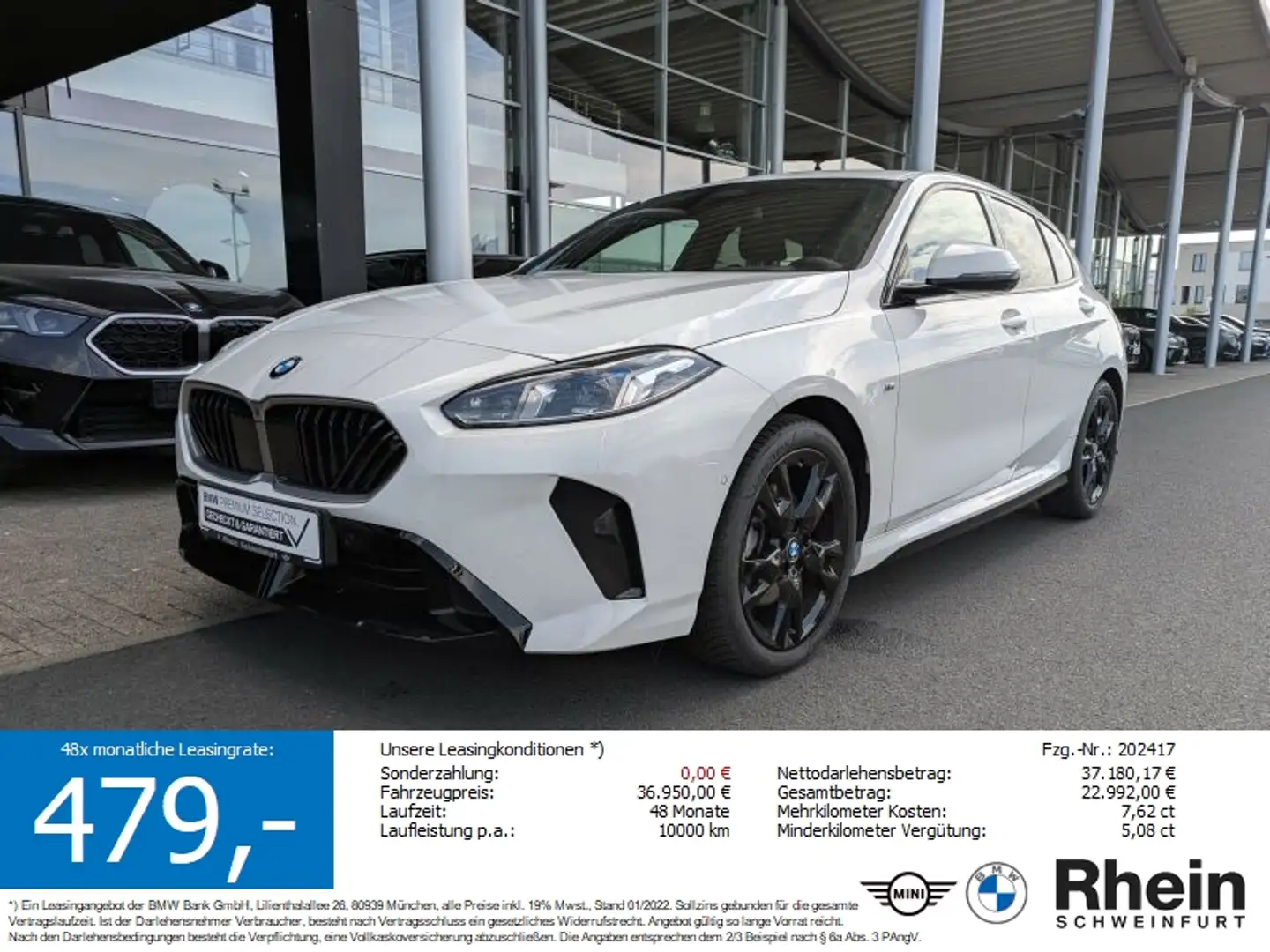 BMW 120 Lim. M Sport Harman/Kardon.Panoramadach Blanc - 1
