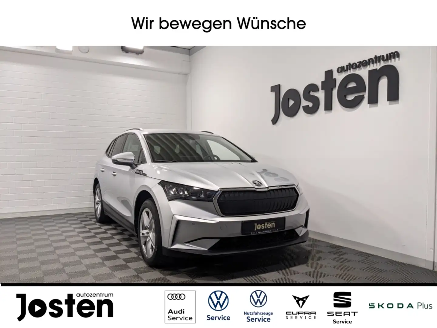Skoda Enyaq 50 Loft NAVI ACC LED PDC RFK SITZHZG Silber - 1
