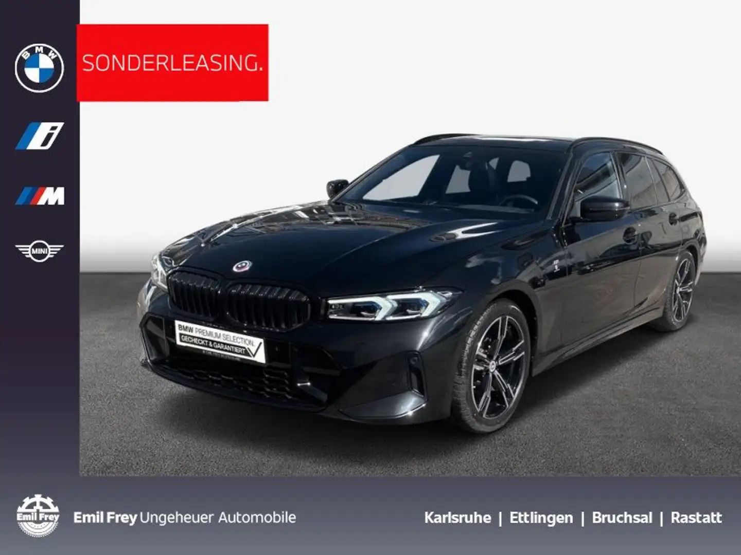 BMW 320 i Touring M Sonderleasing ab 444€ Black - 1