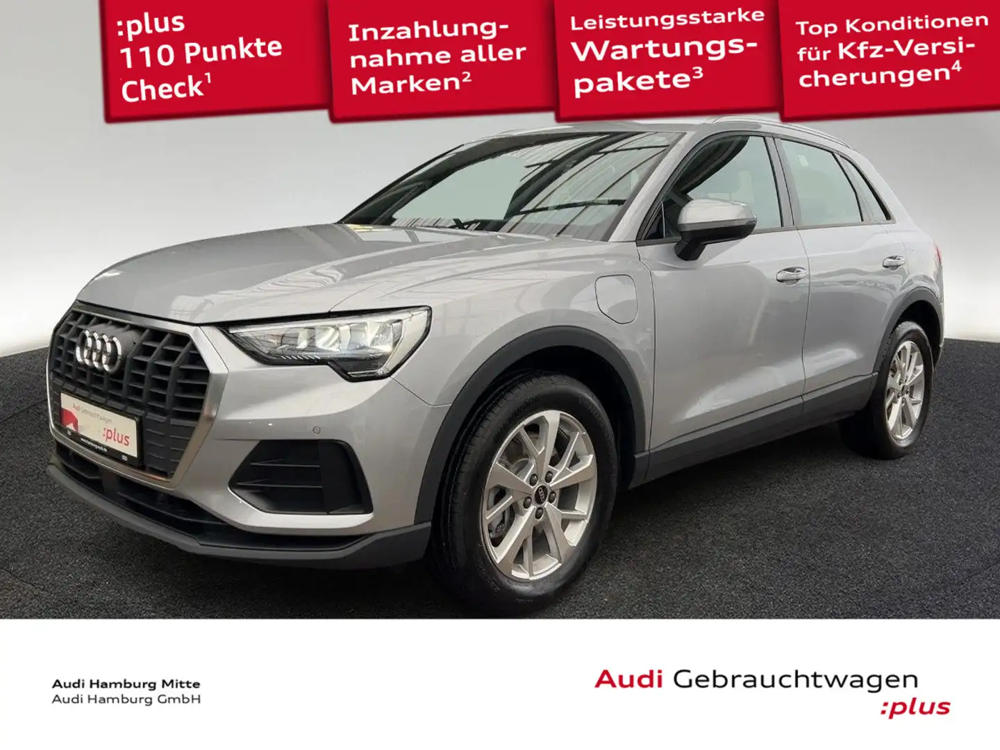 Audi Q3 45 TFSI e S tronic S line Navi AHK Kamera Argent - 1