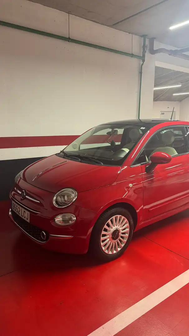 Fiat 500 500 1.2 Lounge Lounge Rojo - 1