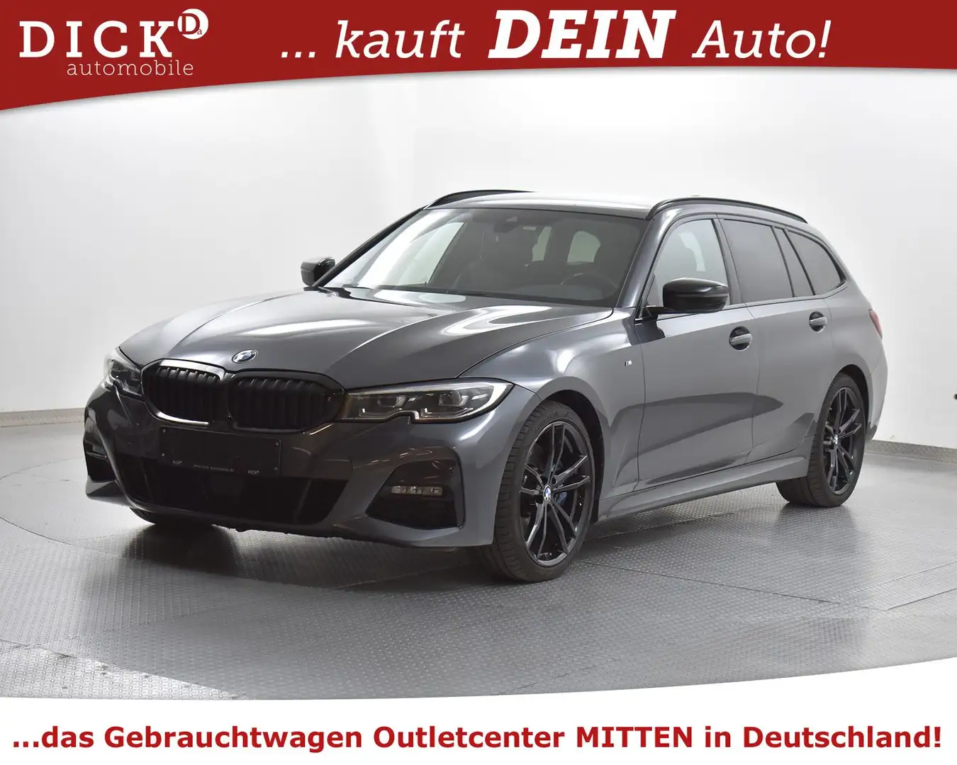 BMW 330 d T xDr Sport Aut. M PAKET+SHADO+PROF+AHK+19" Grau - 2