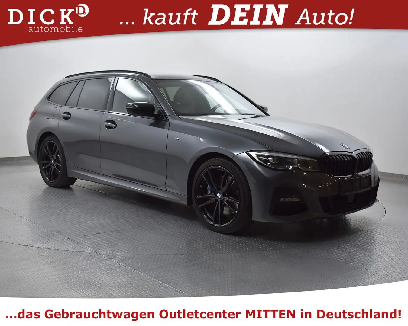 BMW 330 d T xDr Sport Aut. M PAKET+SHADO+PROF+AHK+19" Grau - 1