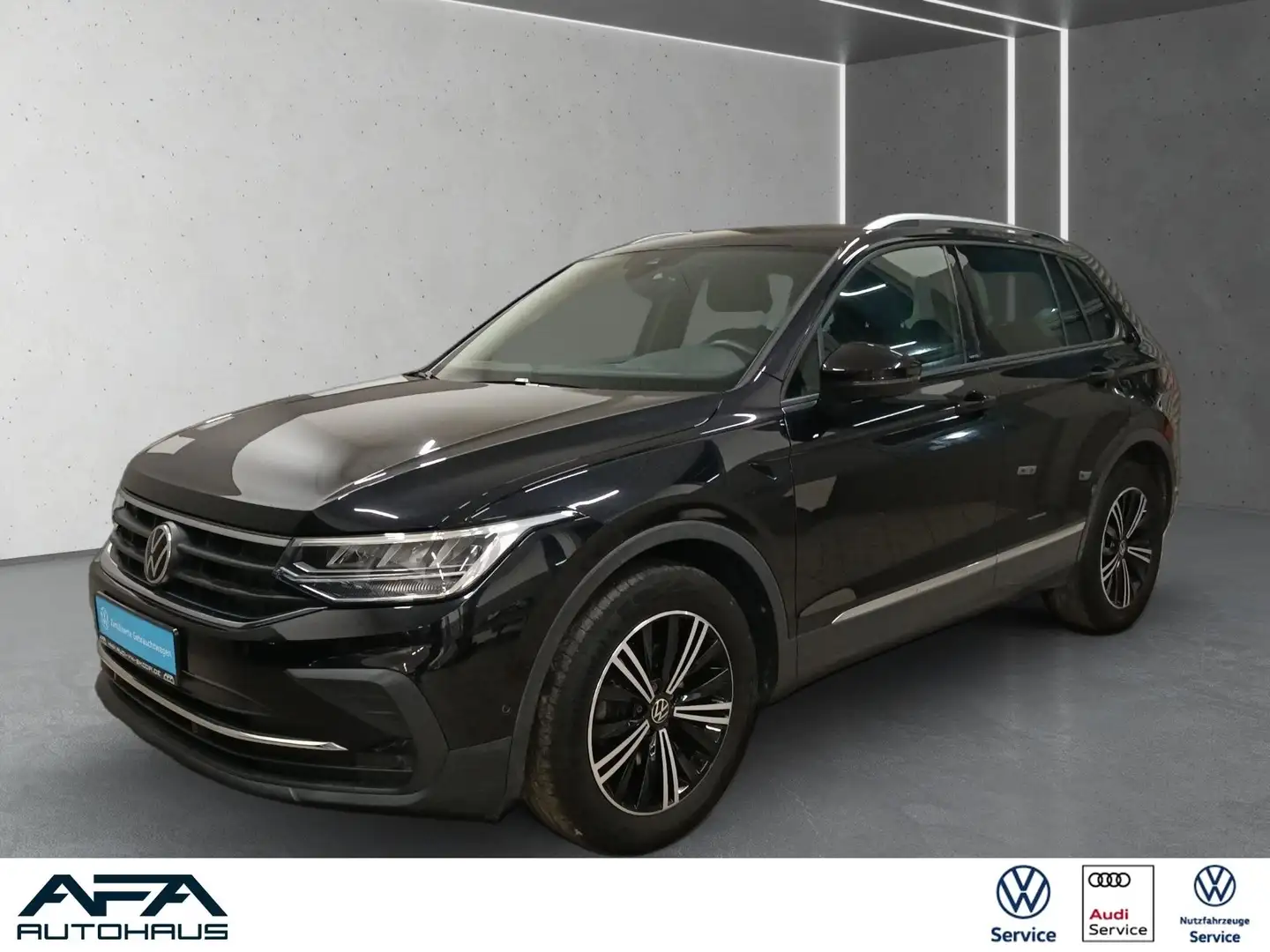 Volkswagen Tiguan 1.5 TSI UNITED DSG NAV*LED*ACC*DC*App-Co. Schwarz - 1