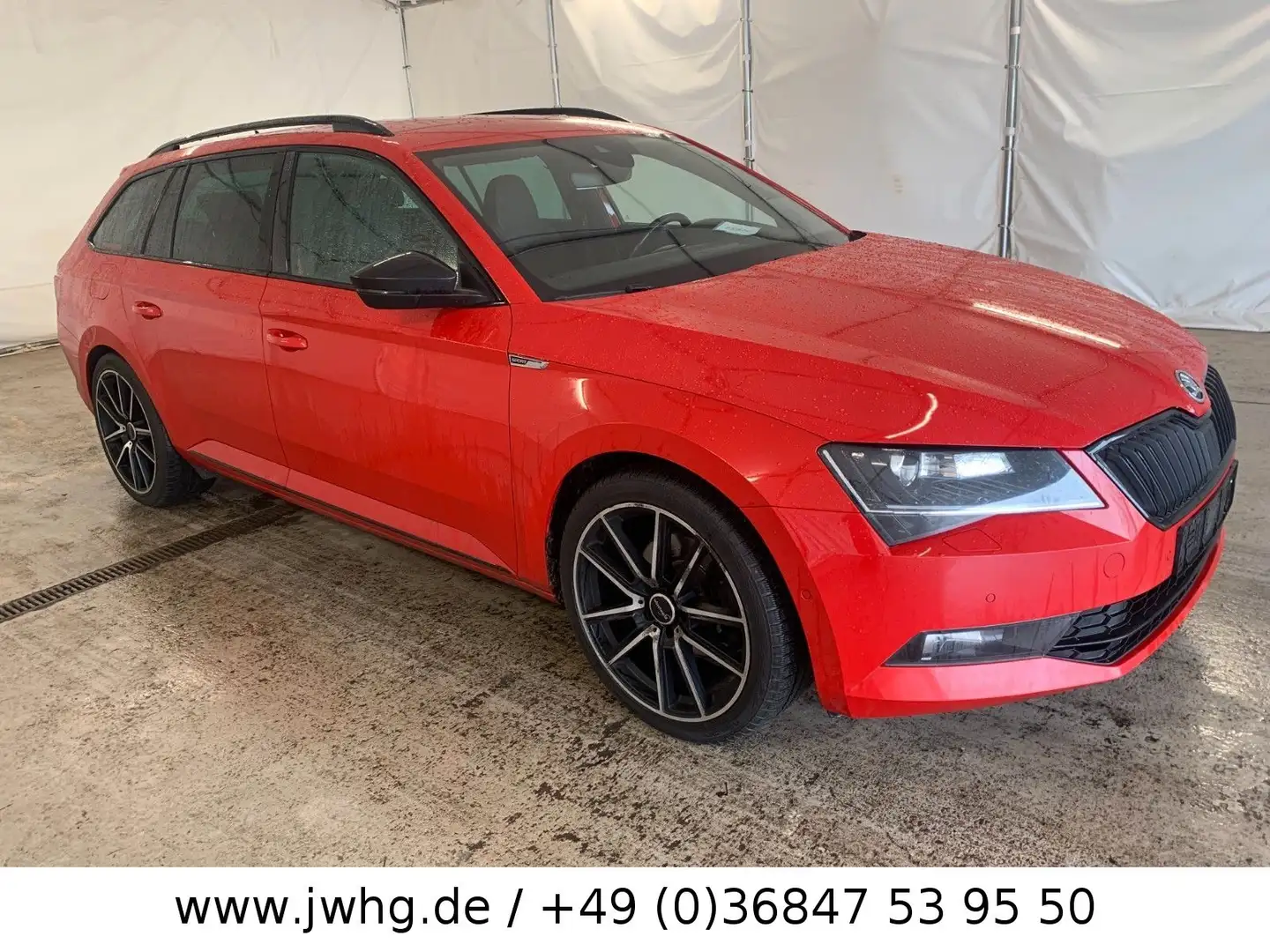 Skoda Superb Combi Sportline Xenon Navi ACC Memory DAB Rot - 2