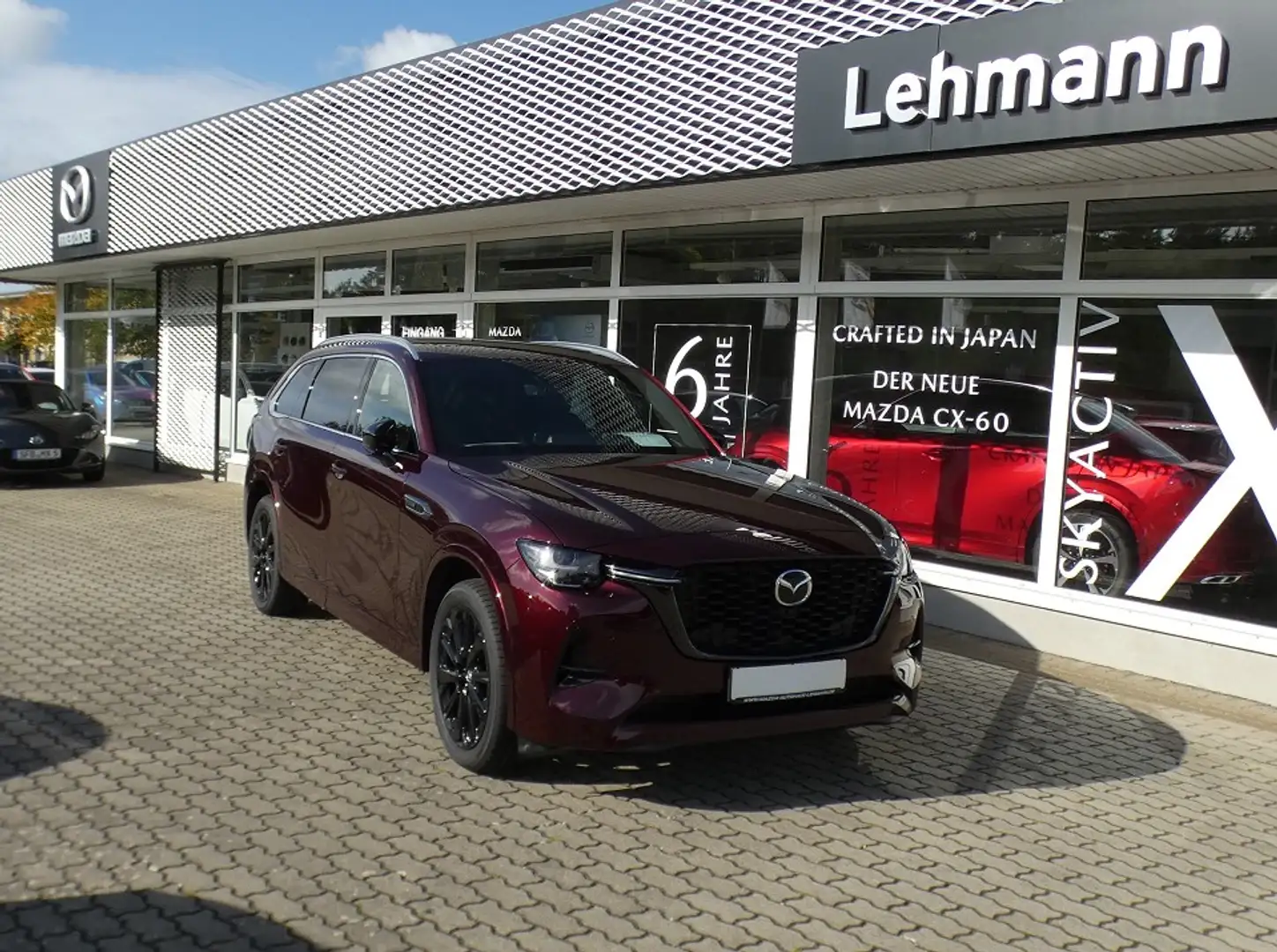 Mazda CX-80 3.3L e-SKYACTIV D 254ps 8AT Homura Plus Rojo - 1