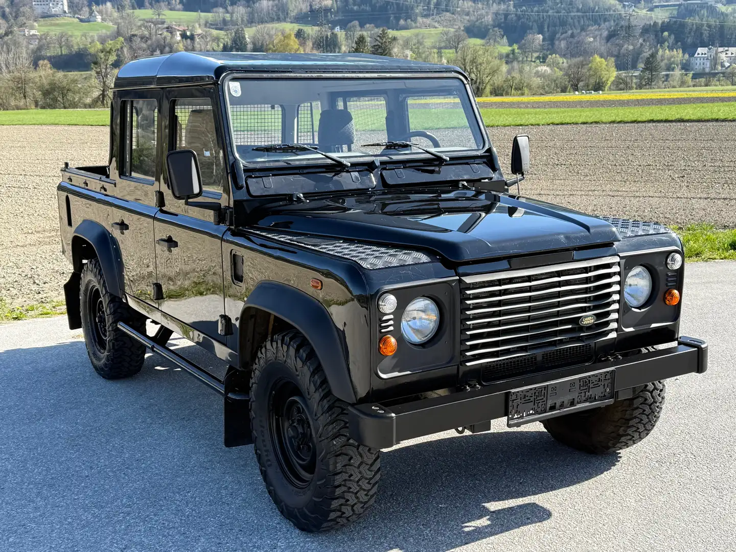 Land Rover Defender 2.5 Td5 110 E Crew Cab *Pickerl Neu* Schwarz - 1