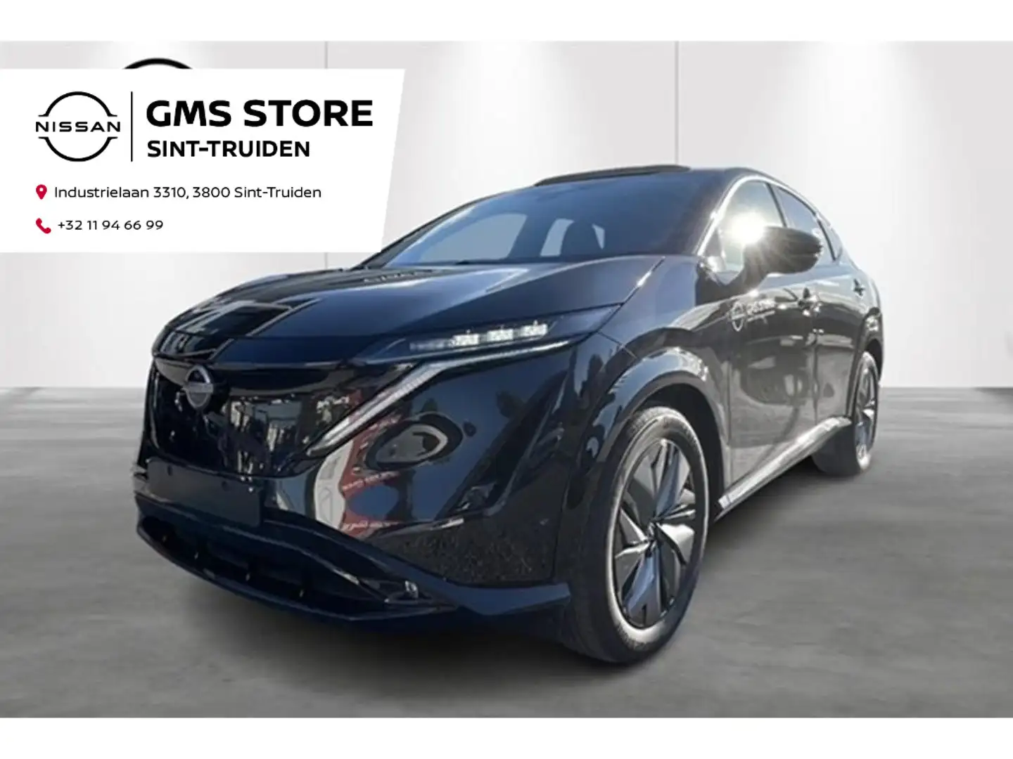 Nissan Ariya 87 kWh Evolve + 22kw charger Zwart - 1
