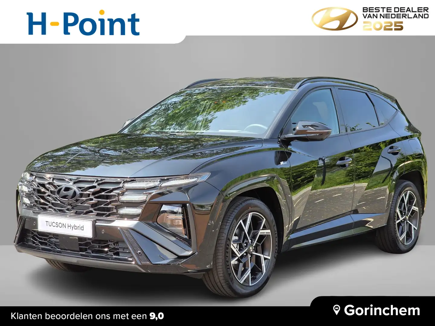 Hyundai TUCSON 1.6 T-GDI HEV N Line | €6800 KORTING | 360 CAMERA Schwarz - 1