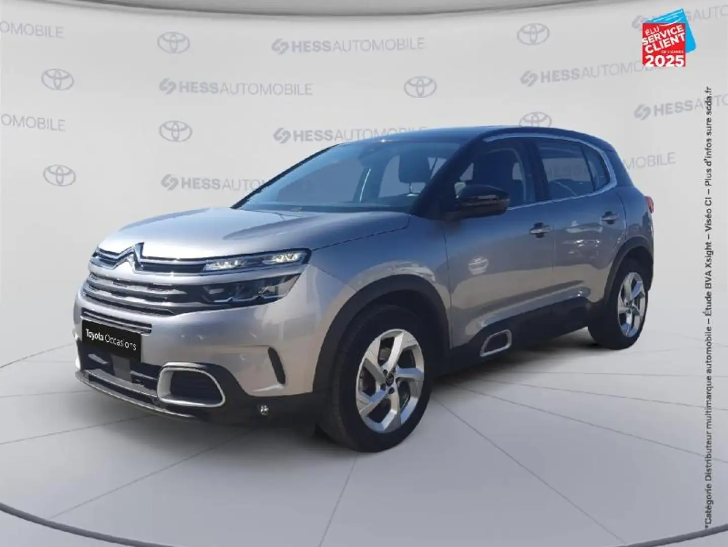 Citroen C5 Aircross PureTech 130ch S/S Feel E6.d GPS Camera Carplay Gris - 1