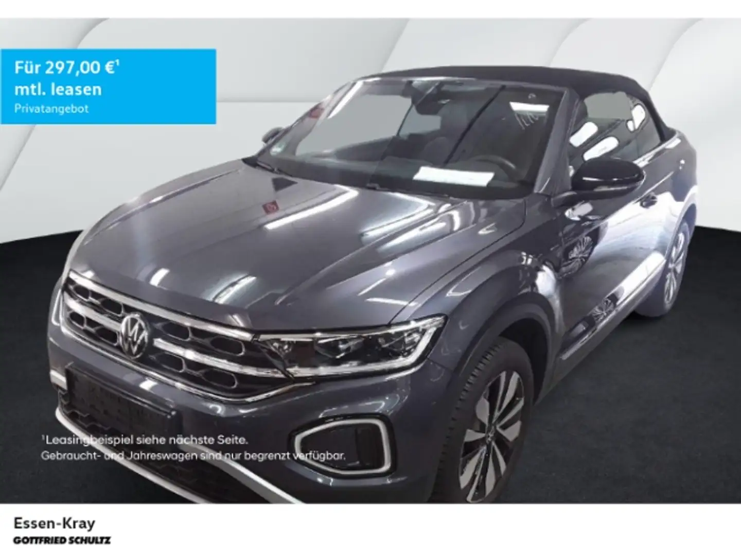 Volkswagen T-Roc Cabriolet Goal 1.0 TSI ACC Kamera Grau - 1