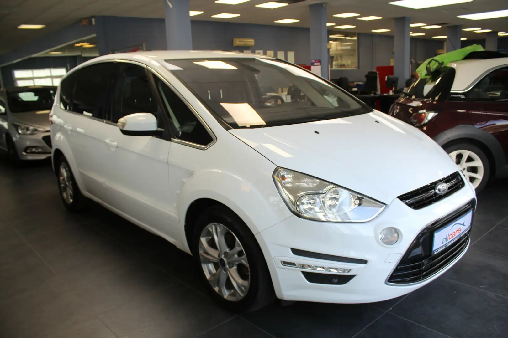 Ford S-Max 2.0 TDCi Aut. Titanium Getriebefehler! Bílá - 1