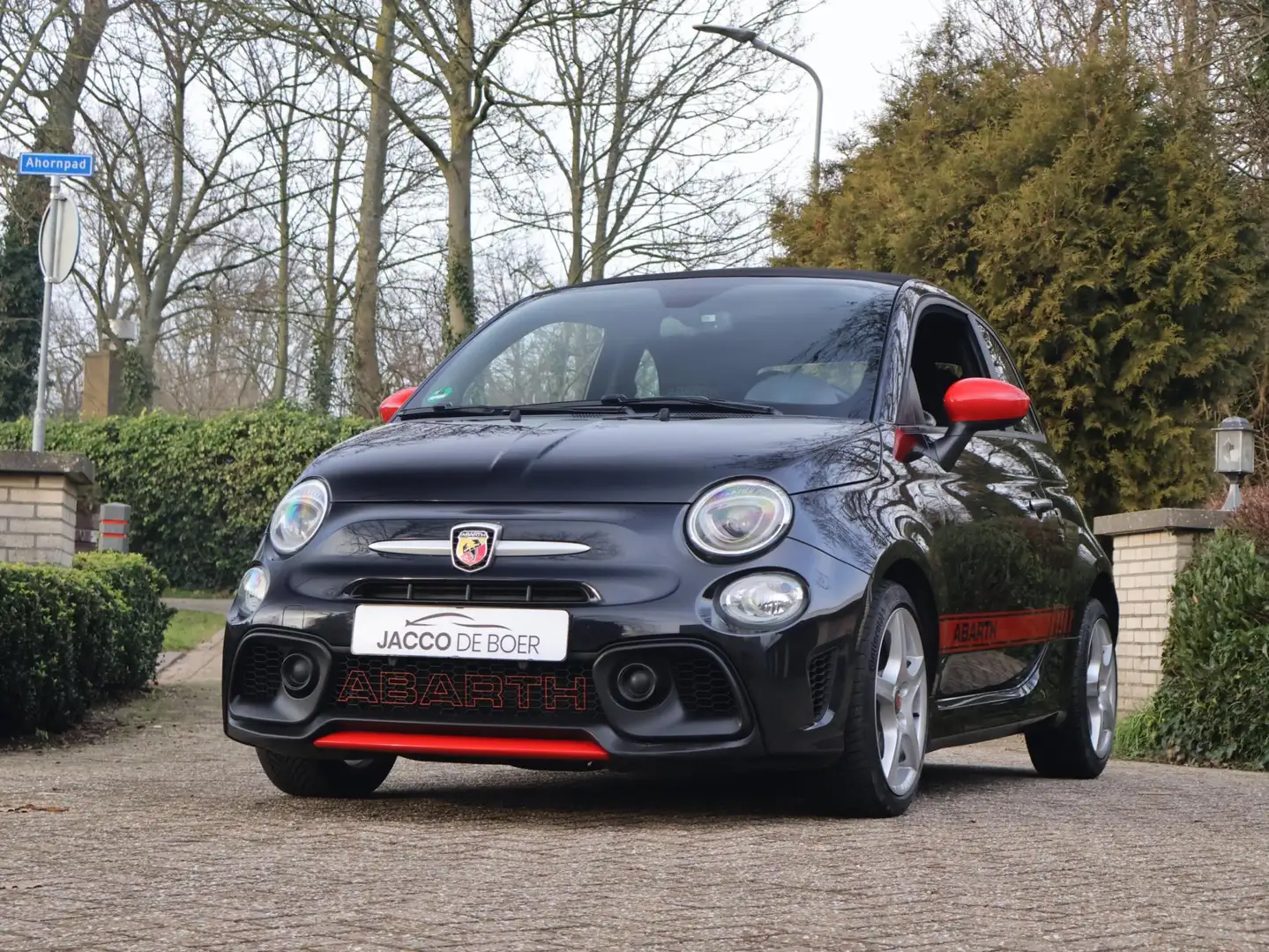 Fiat 500C Abarth 1.4 T-Jet 595 Cabrio Schwarz - 1