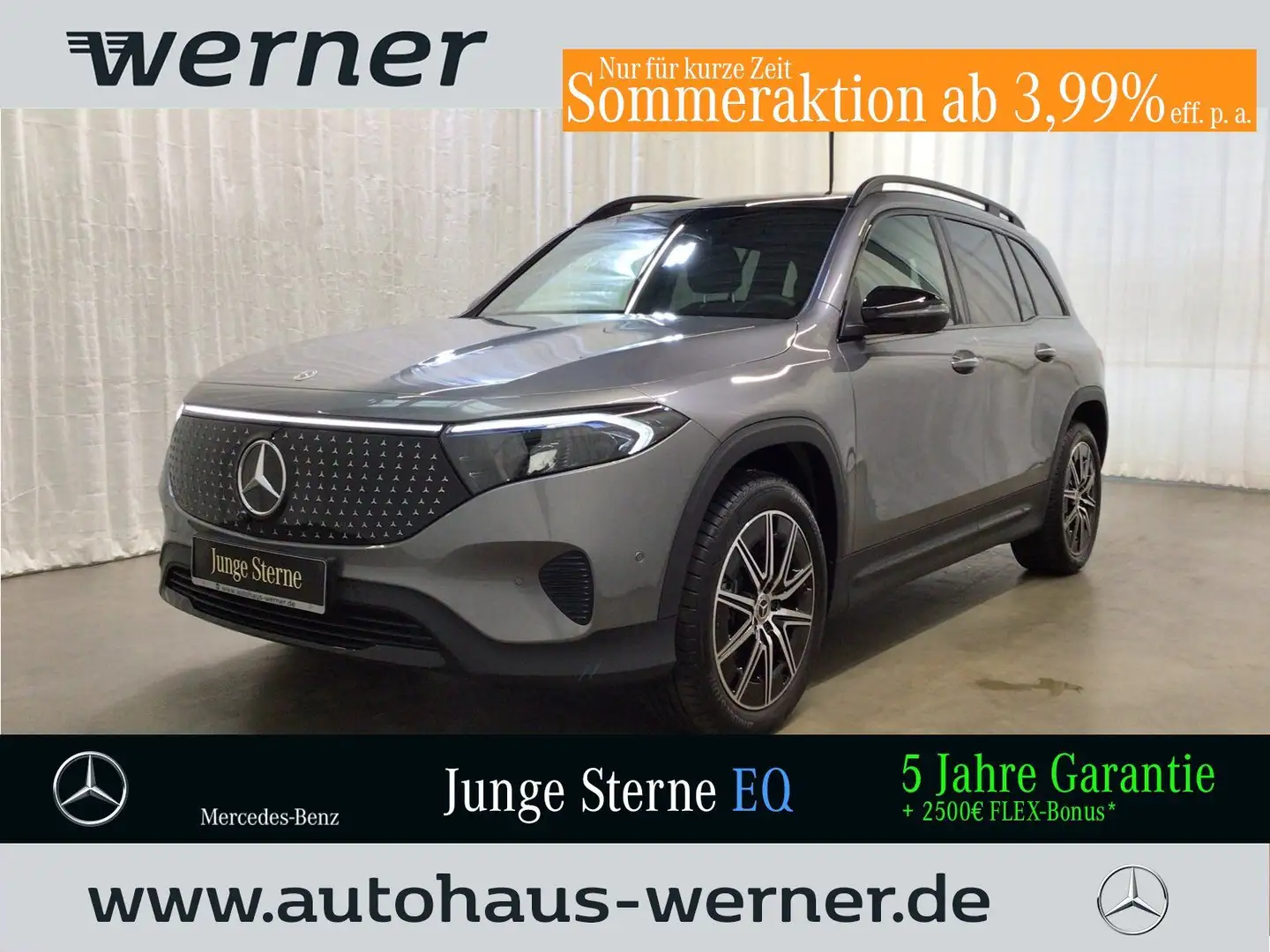 Mercedes-Benz EQB 300 4M ELE-ART-ADV+ FAP PANO MEMO 360° SOUND Gri - 1