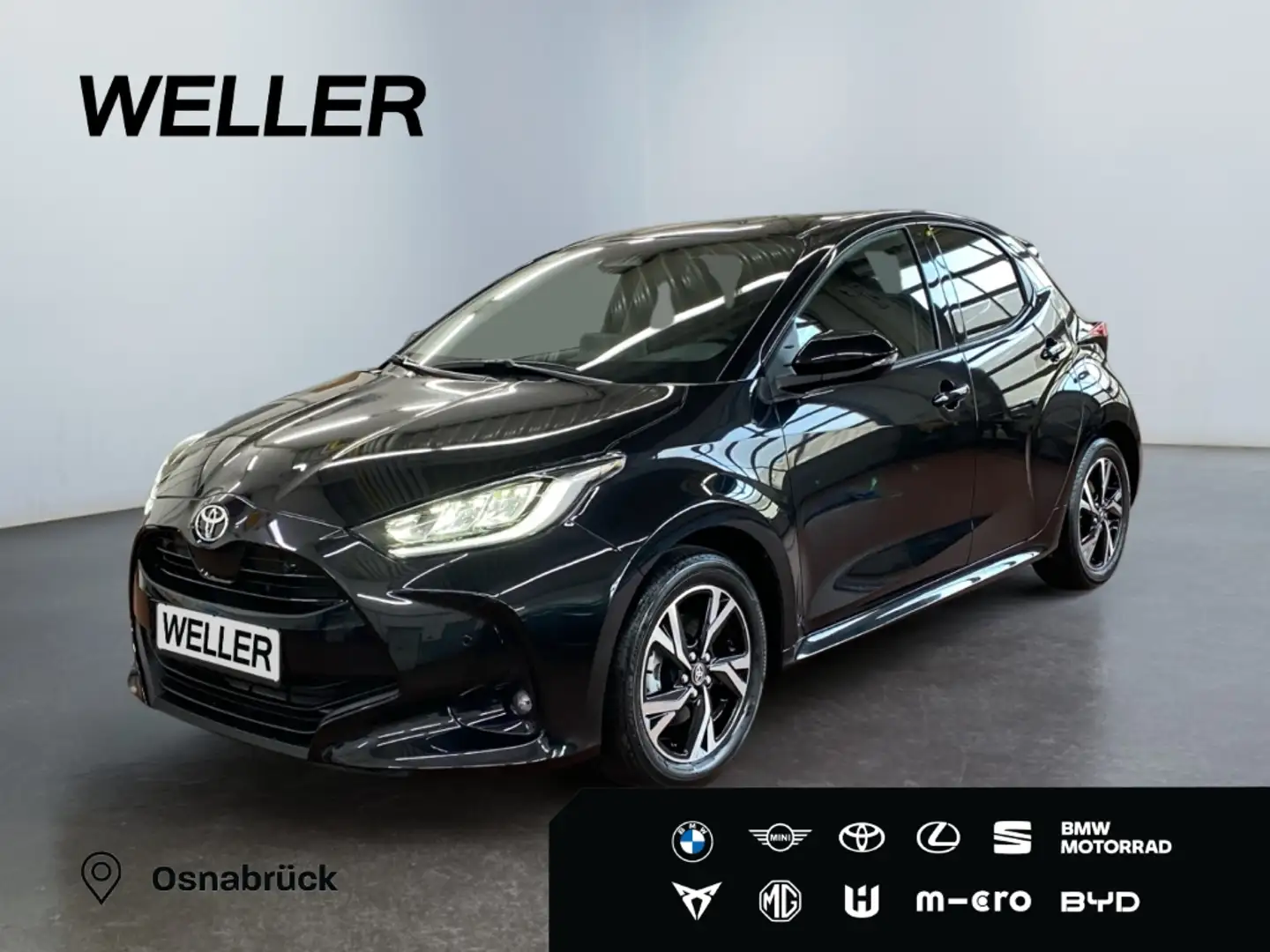 Toyota Yaris Hybrid 116 1.5 Teamplayer *Safety & Comfort Paket* Noir - 1