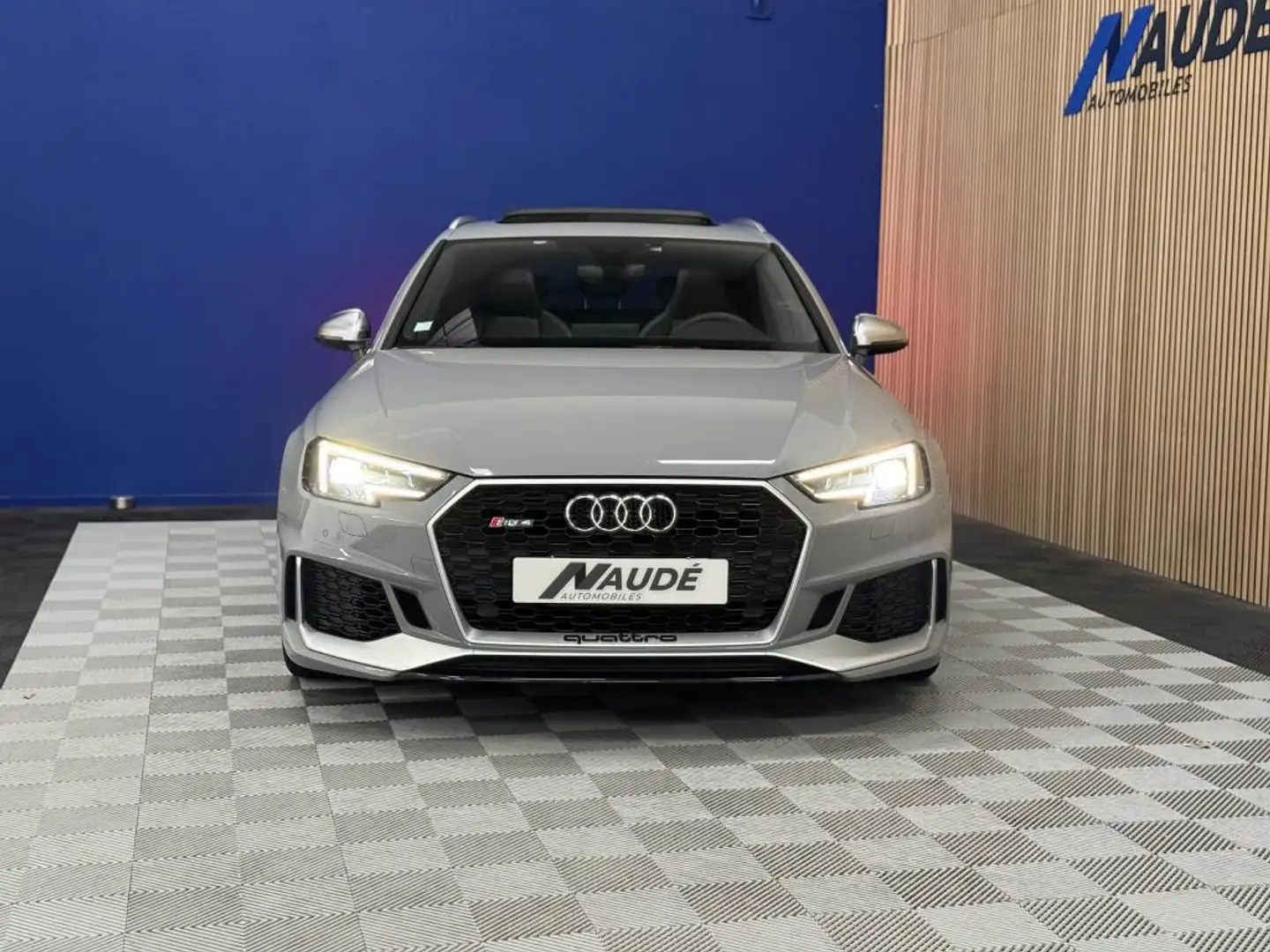 Audi RS4 Avant V6 2.9 TFSI 450 CH Tiptronic 8 Nardo Gray - Immat France Grau - 2