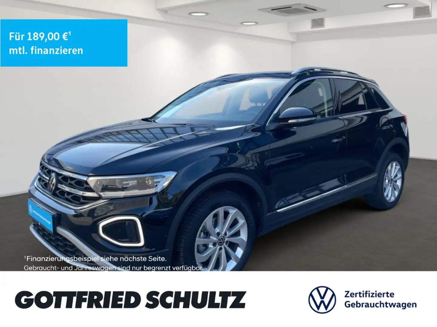 Volkswagen T-Roc Style 1.5 TSI DSG LED Parken ACC Schwarz - 1