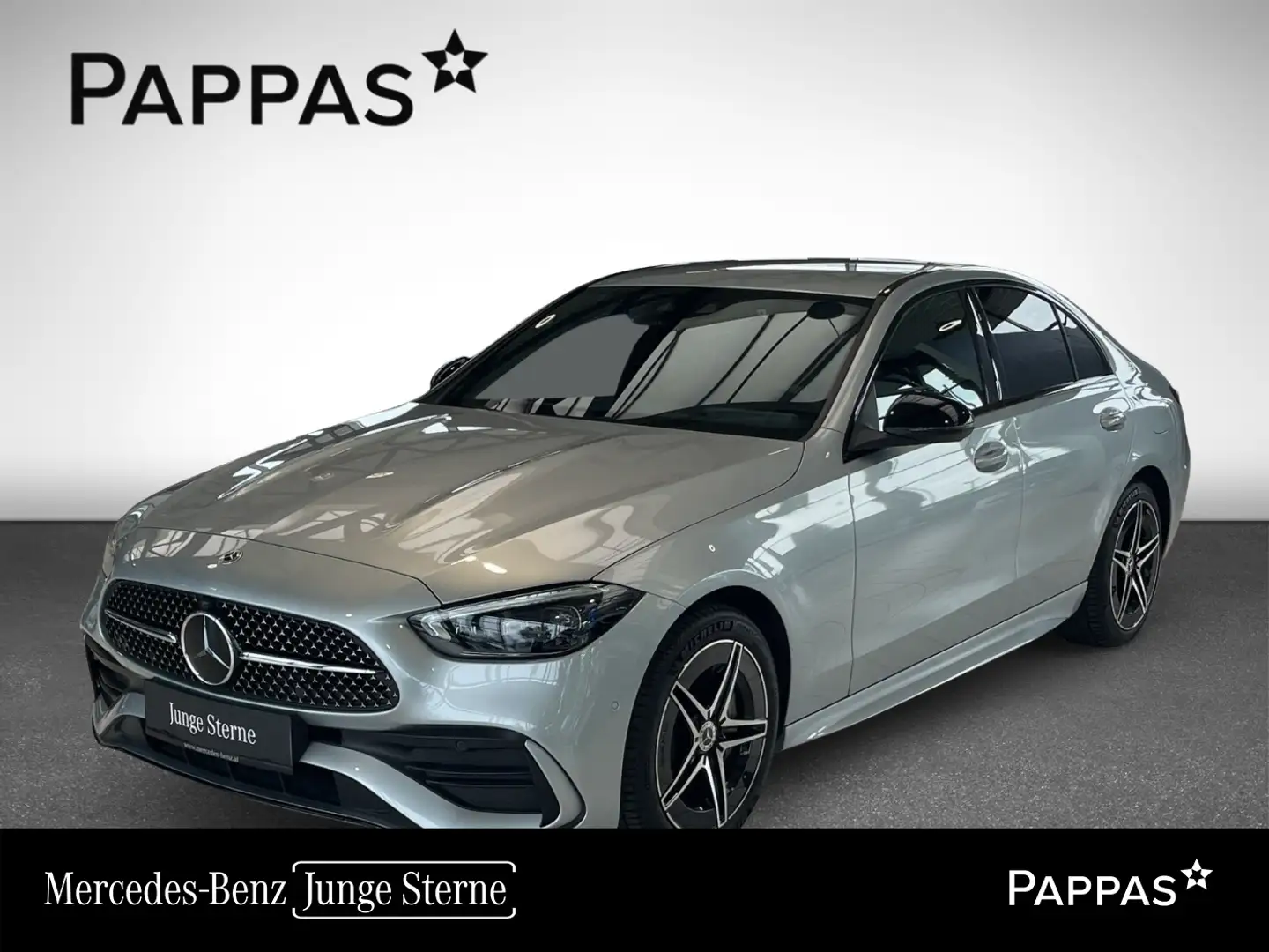 Mercedes-Benz C 300 de 4MATIC LED Cam Navi Totw Distr Keyl PTS Silber - 1