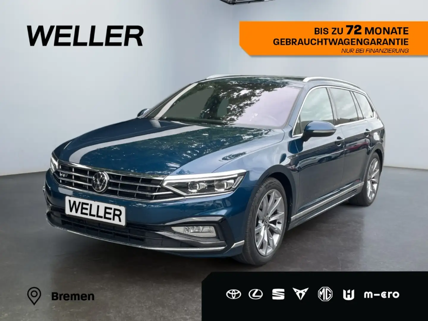 Volkswagen Passat Variant 2.0 TDI DSG Elegance *R-Line*360°* Blau - 1