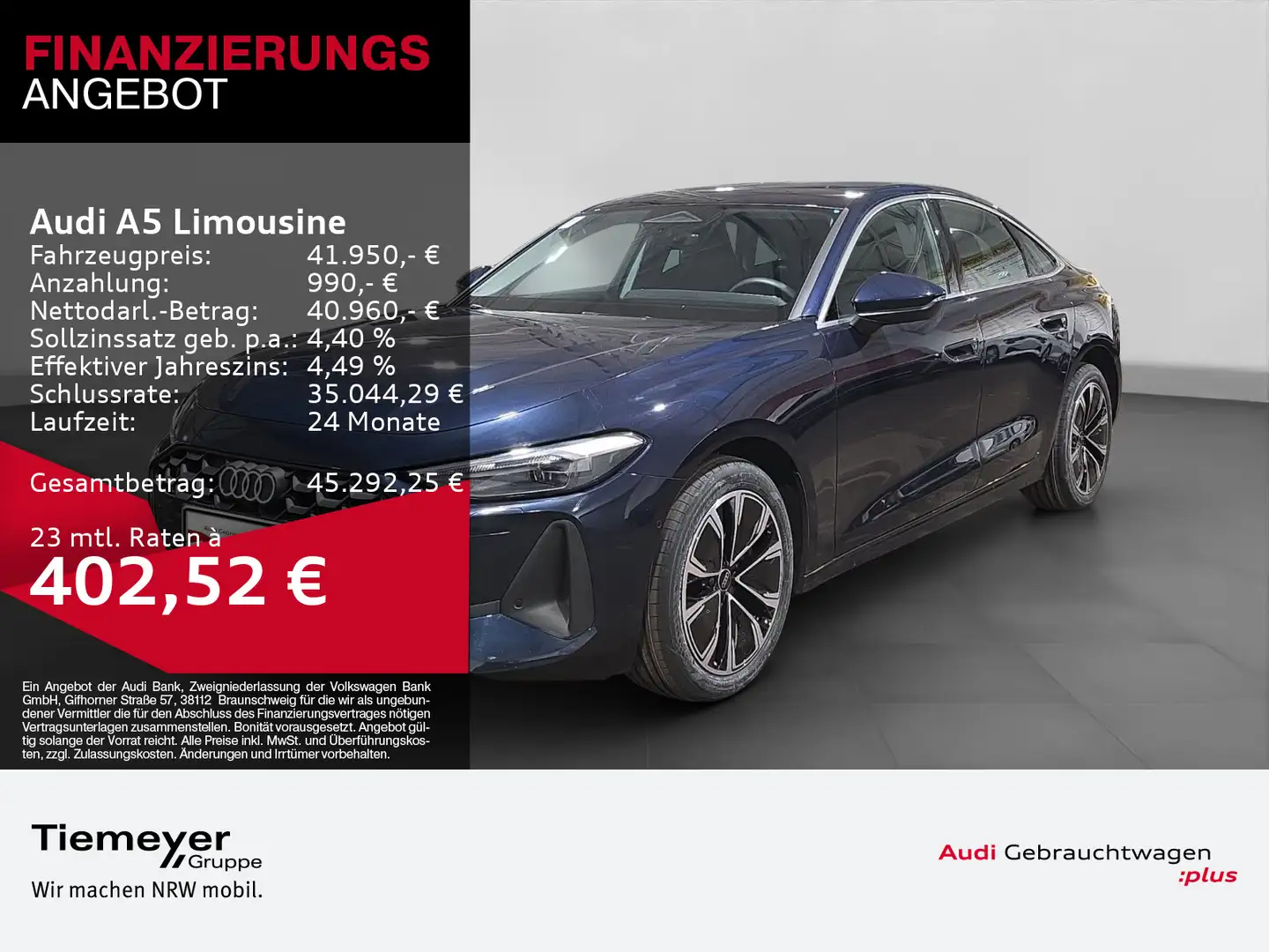 Audi A5 A5 Limo TFSI Q ADVANCED LM18 KAMERA Blau - 1