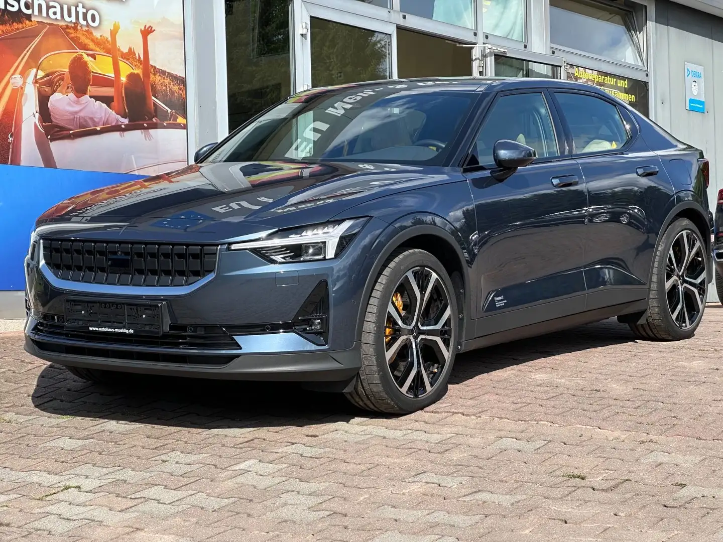 Polestar 2 Long Range Dual  LEDER Bleu - 1