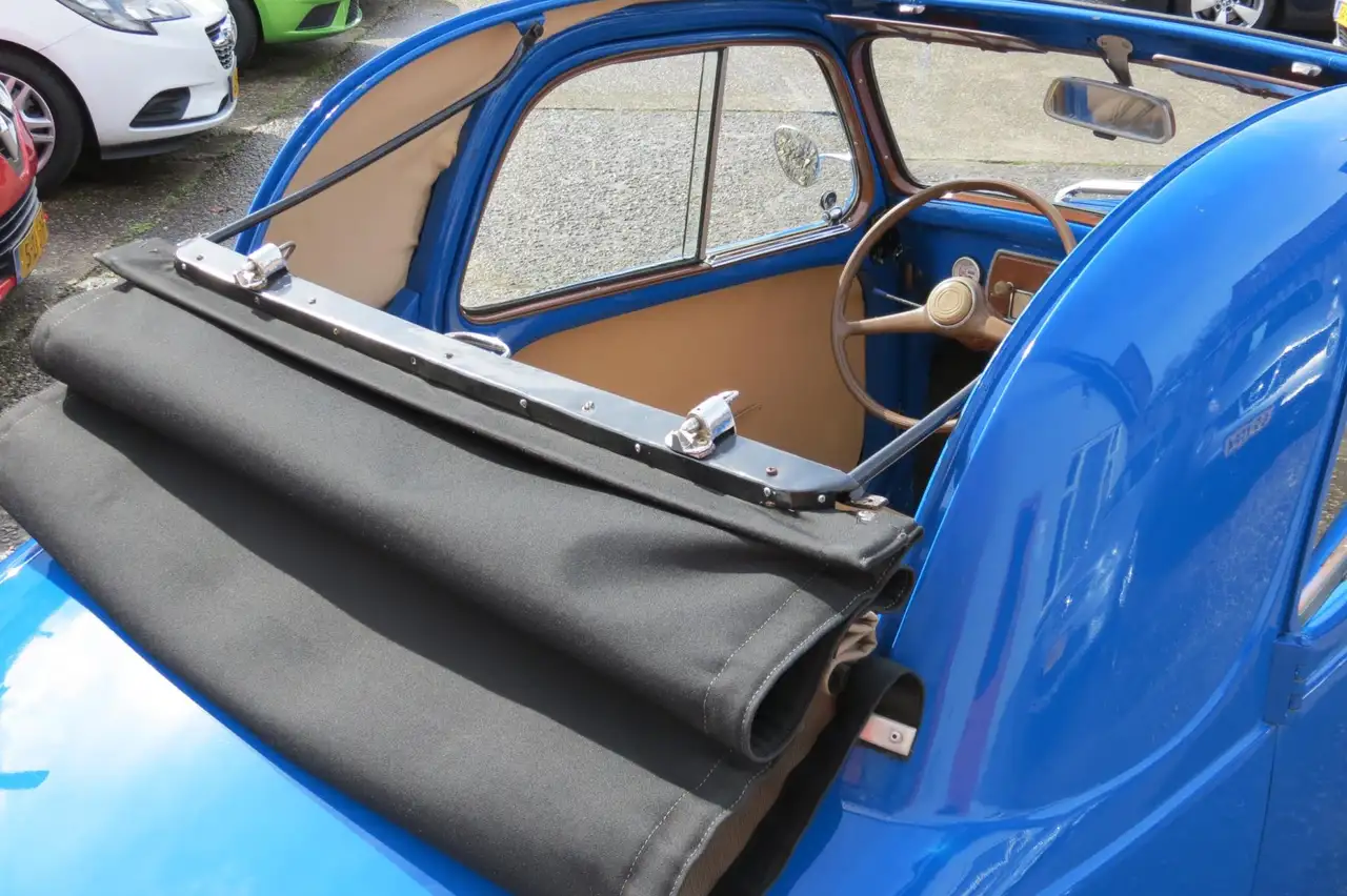 Fiat 500C TOPOLINO Cabrio, Origineel Nederlandse Auto. BJ 19, foto 6