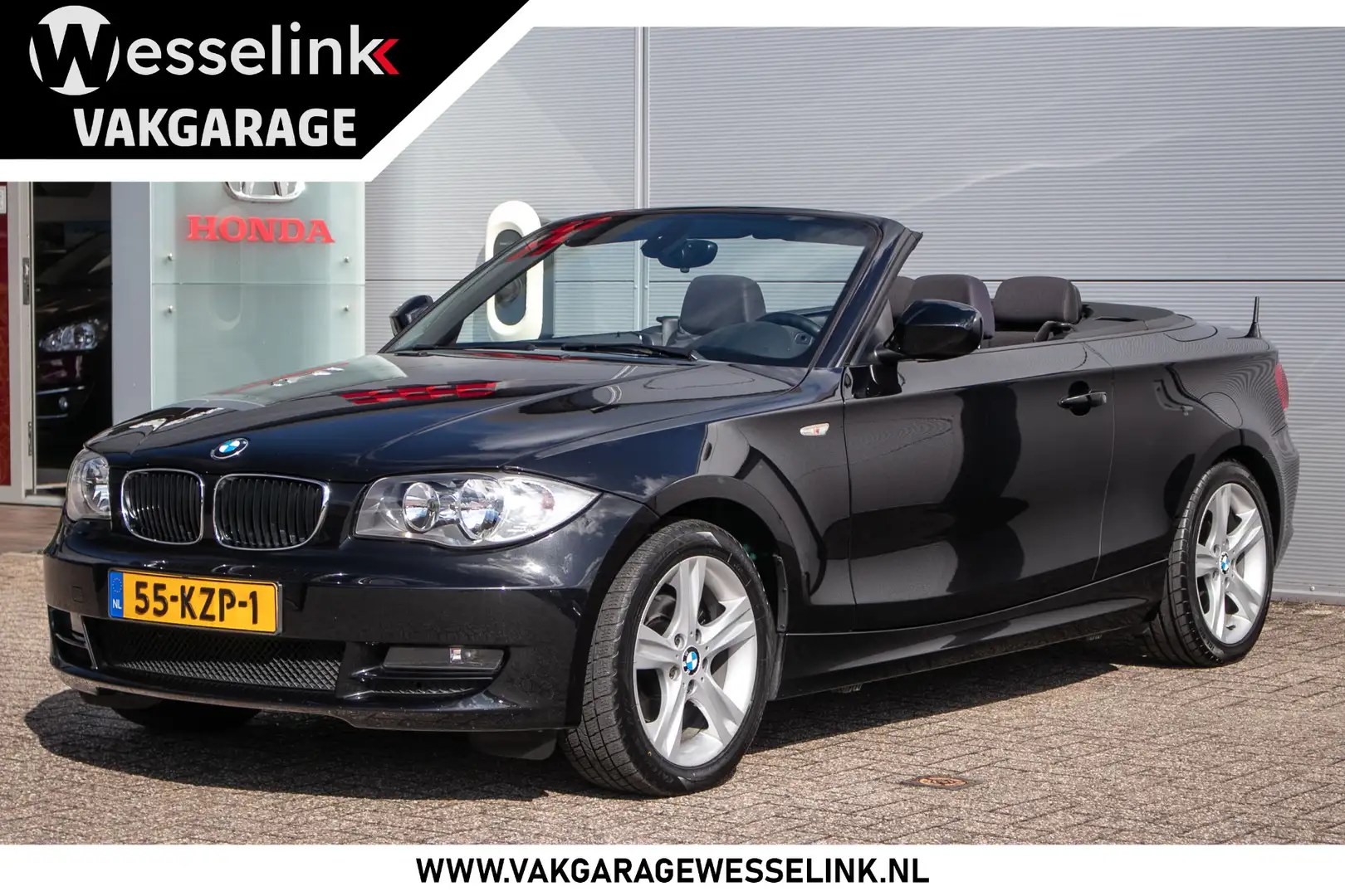 BMW 118 1-serie Cabrio 118i Executive 1e eig. | Stoelverw. Zwart - 1