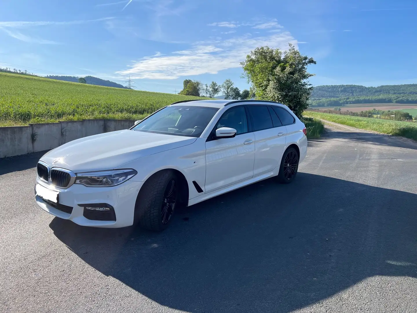 BMW 530 M-xDrive+AHK+DA+PA+Pano+HUD+Luft+360+DisplayKey Bílá - 1