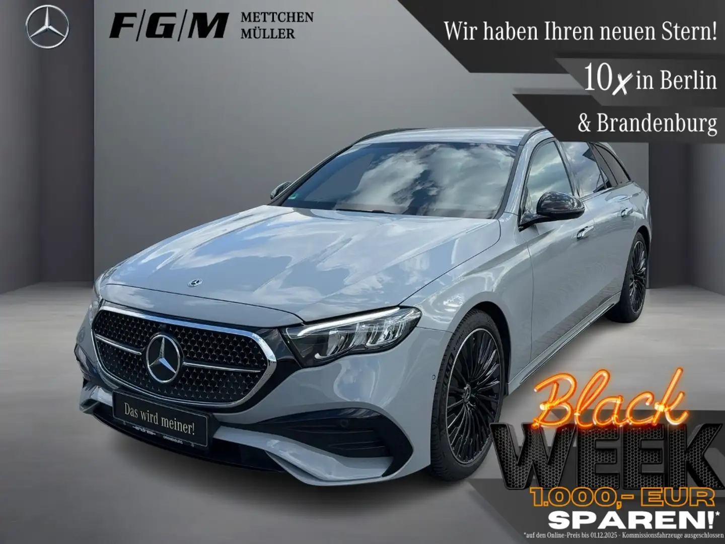 Mercedes-Benz E 220 d AMG Line Advanced KeyGo|TWA|Night|Sitzhz Gris - 1