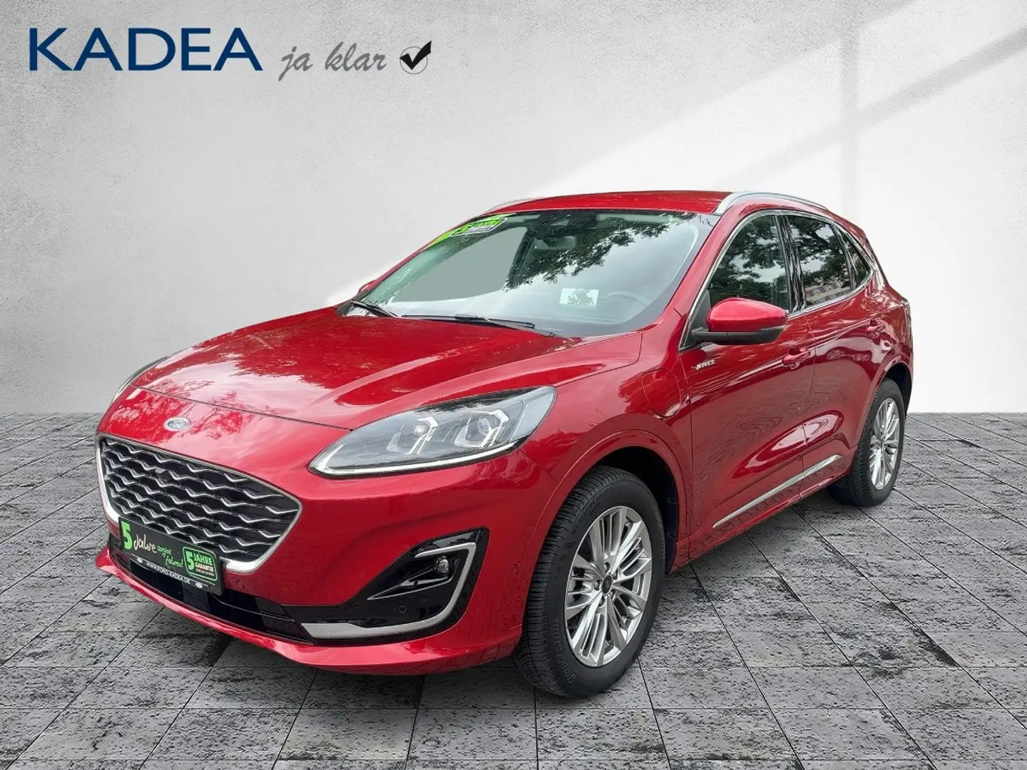 Ford Kuga 2.5 PHEV Vignale ACC*KAM*LED*HUD*TWA*Leder Rood - 2