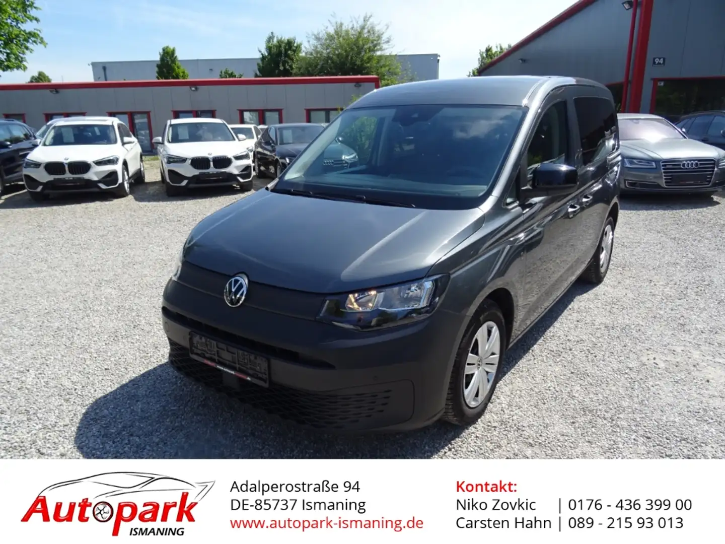Volkswagen Caddy Basis 2.0 TDI EU6d AHK-abnehmbar DAB SHZ Grau - 1