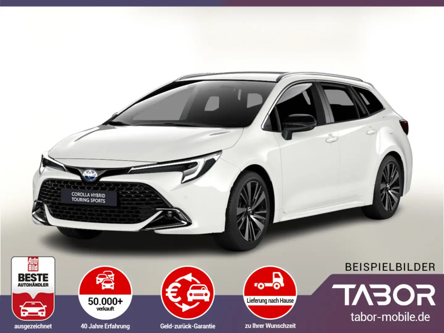 Toyota Corolla TS 1.8 Hybrid 140 ECVT Teamplayer eHK Weiß - 1