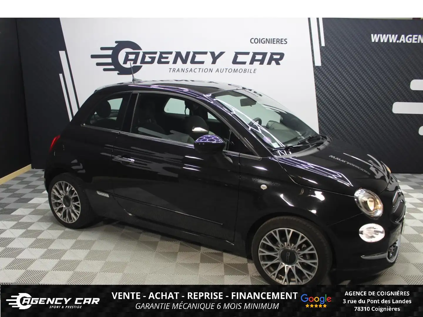Fiat 500 1.0i BSG - 70 S\u0026S Série 8 Star Suivi Construc Nero - 1